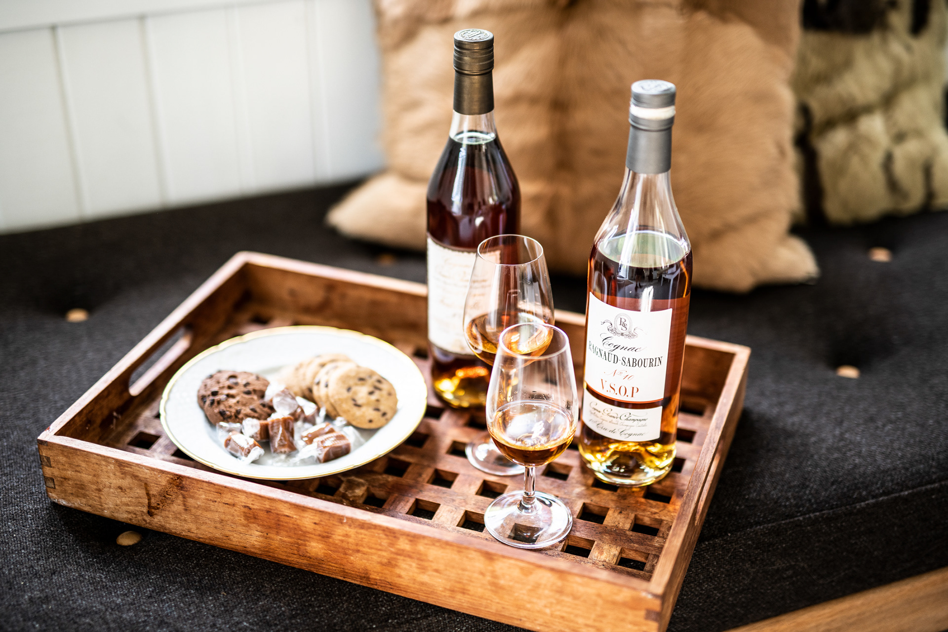 Image made for Løgismose Magazine - cognac and biscuits - photo Martin Kaufmann