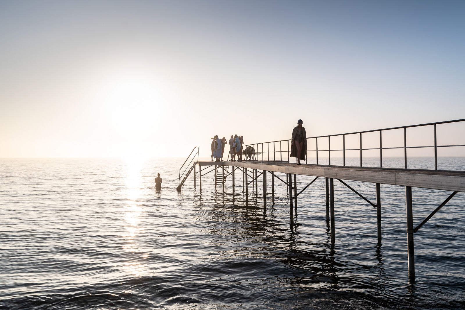 Sunrise and morning swim - Kurhotel Skodsborg - photo Martin Kaufmann