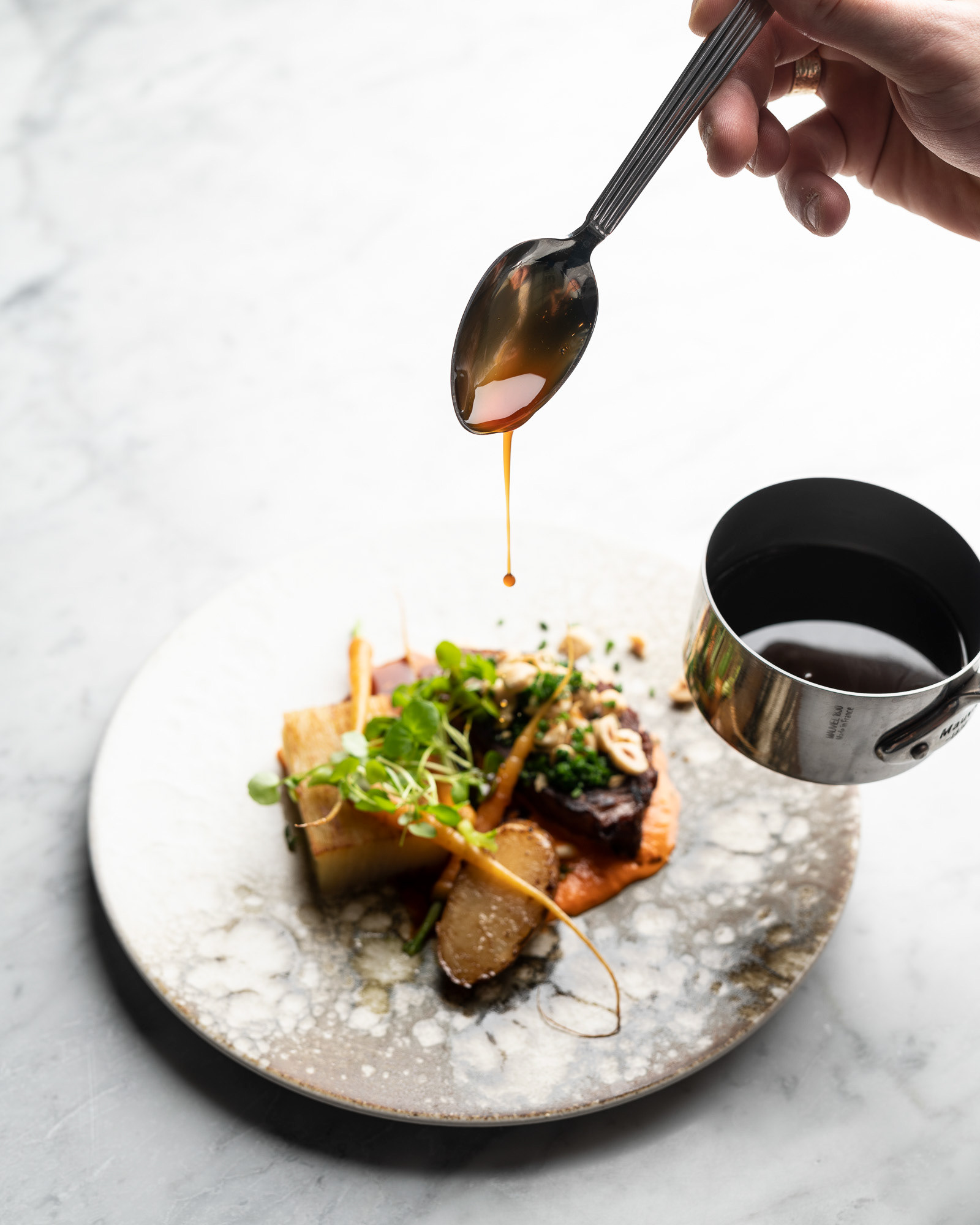 New Year's menu at Kurhotel Skodsborg - by Erik Kroun - photo Martin Kaufmann