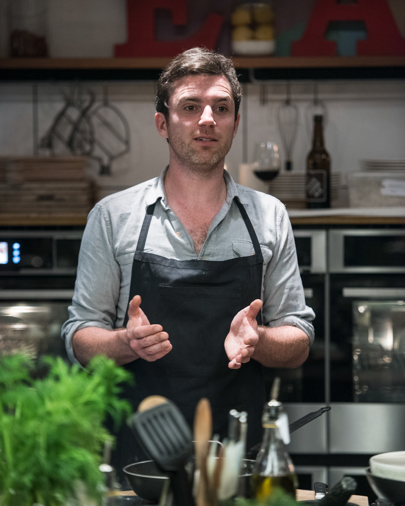 Gill Meller - River Cottage visiting Timm Vladimir's Kitchen in Copenhagen - photo Martin Kaufmann