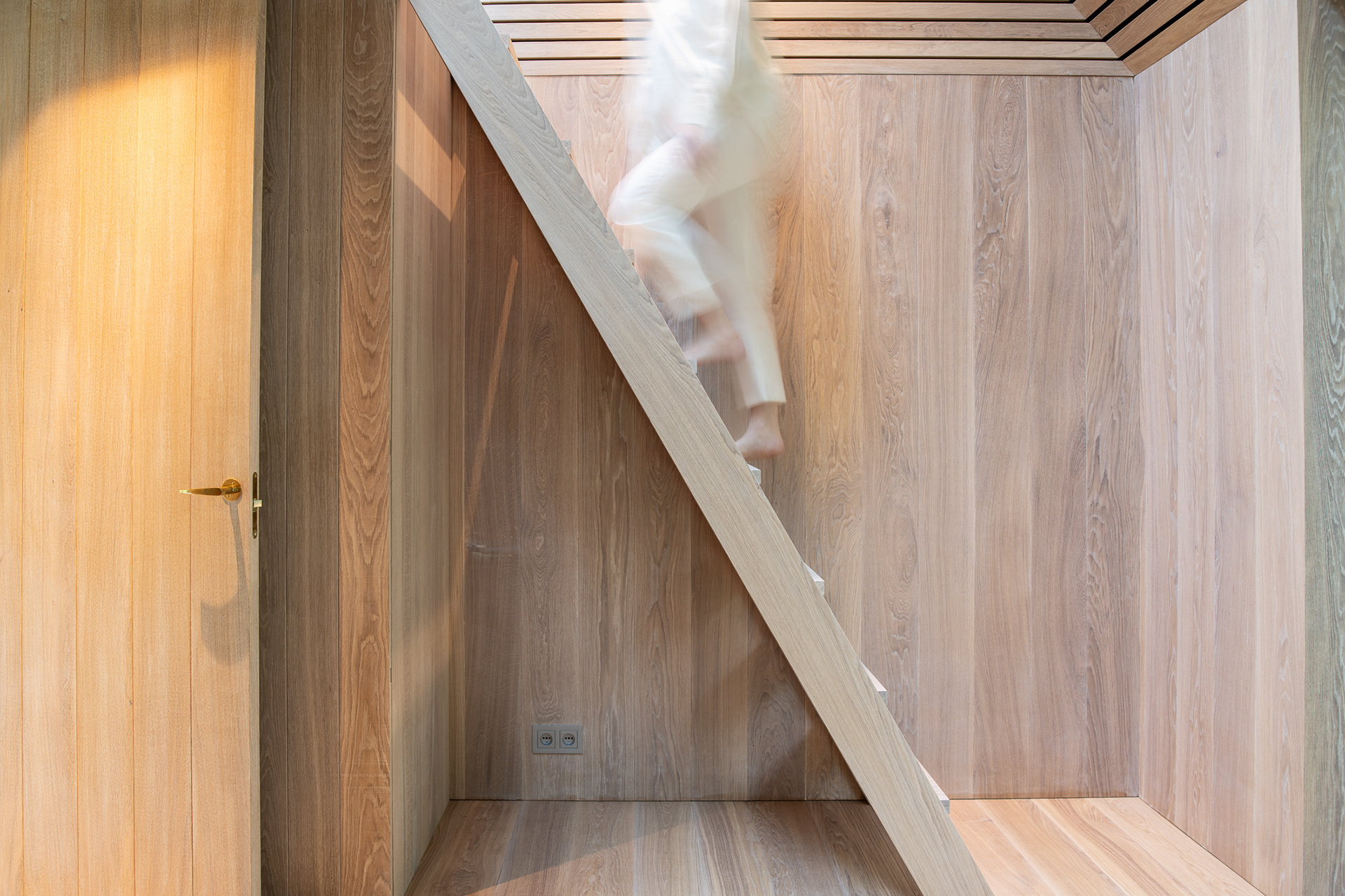 Room and stairs - Storskovvej Cluster, Denmark - photo Martin Kaufmann