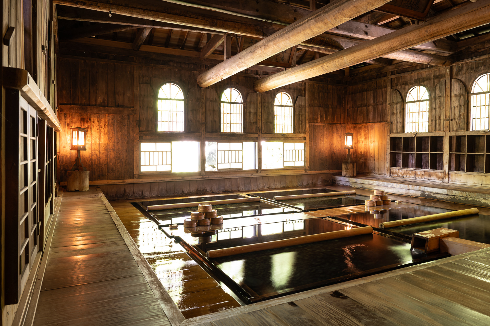 Hoshi No Yu at Hoshi Onsen - mixed gender bath - photo Martin Kaufmann
