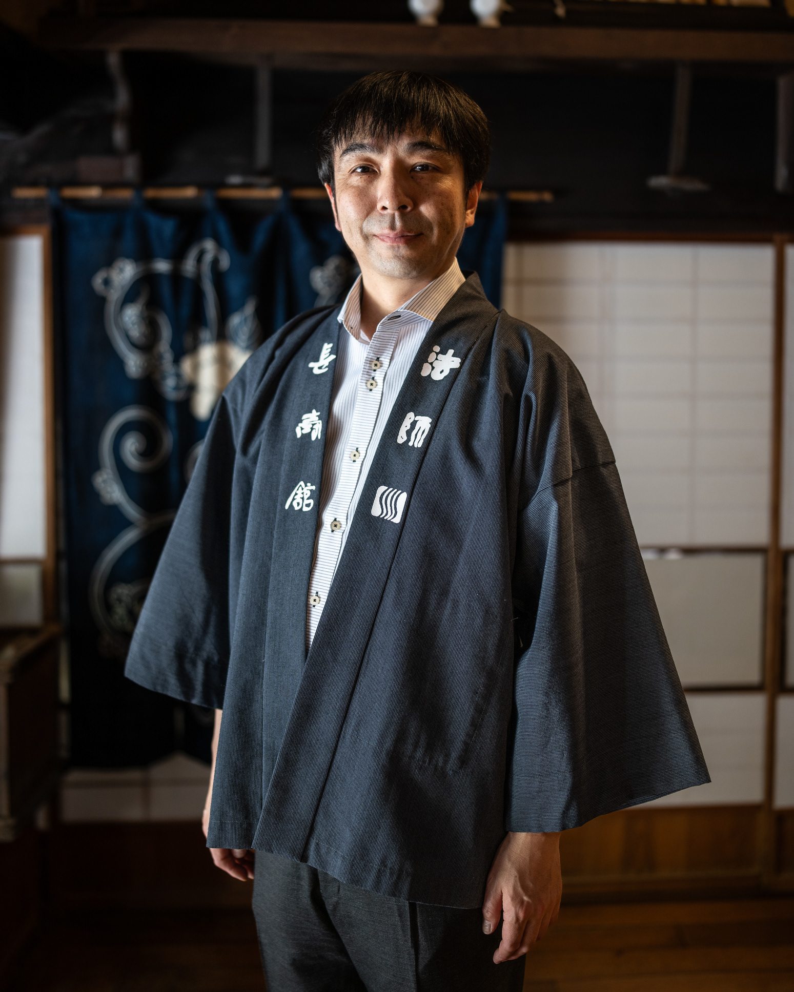 Kunio Okamura - owner and manager at Hoshi Onsen in Japan - photo Martin Kaufmann