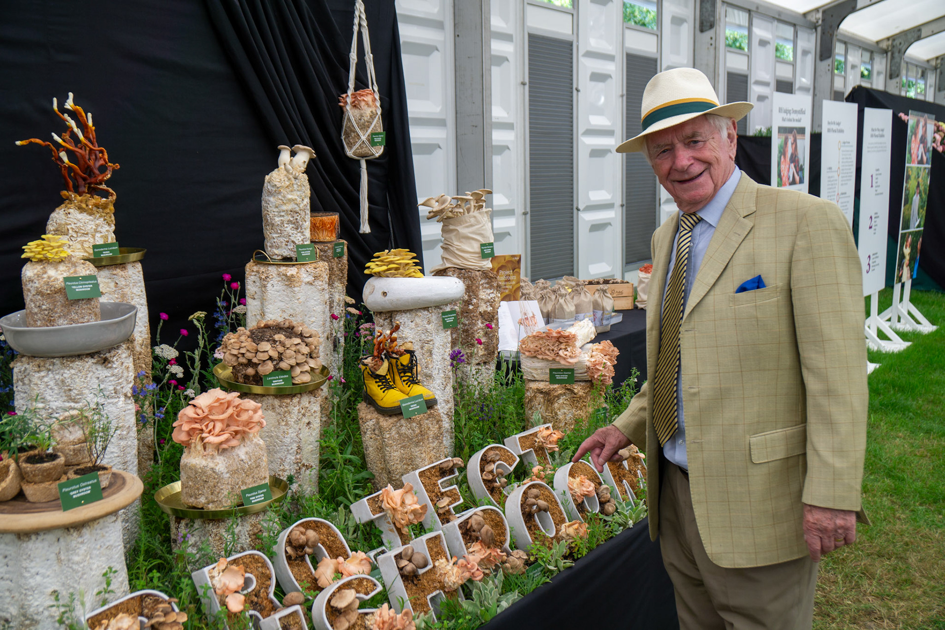 Jonny and the mushrooms.