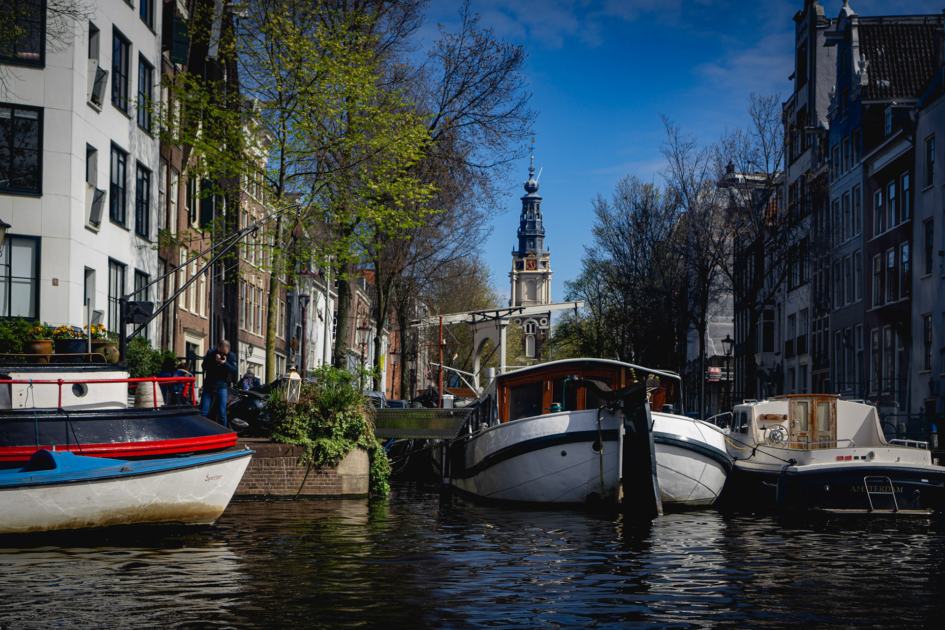 Amsterdam waterfront.
