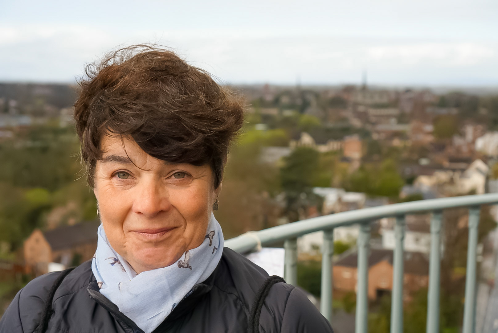 On top of The Column, Shrewsbury