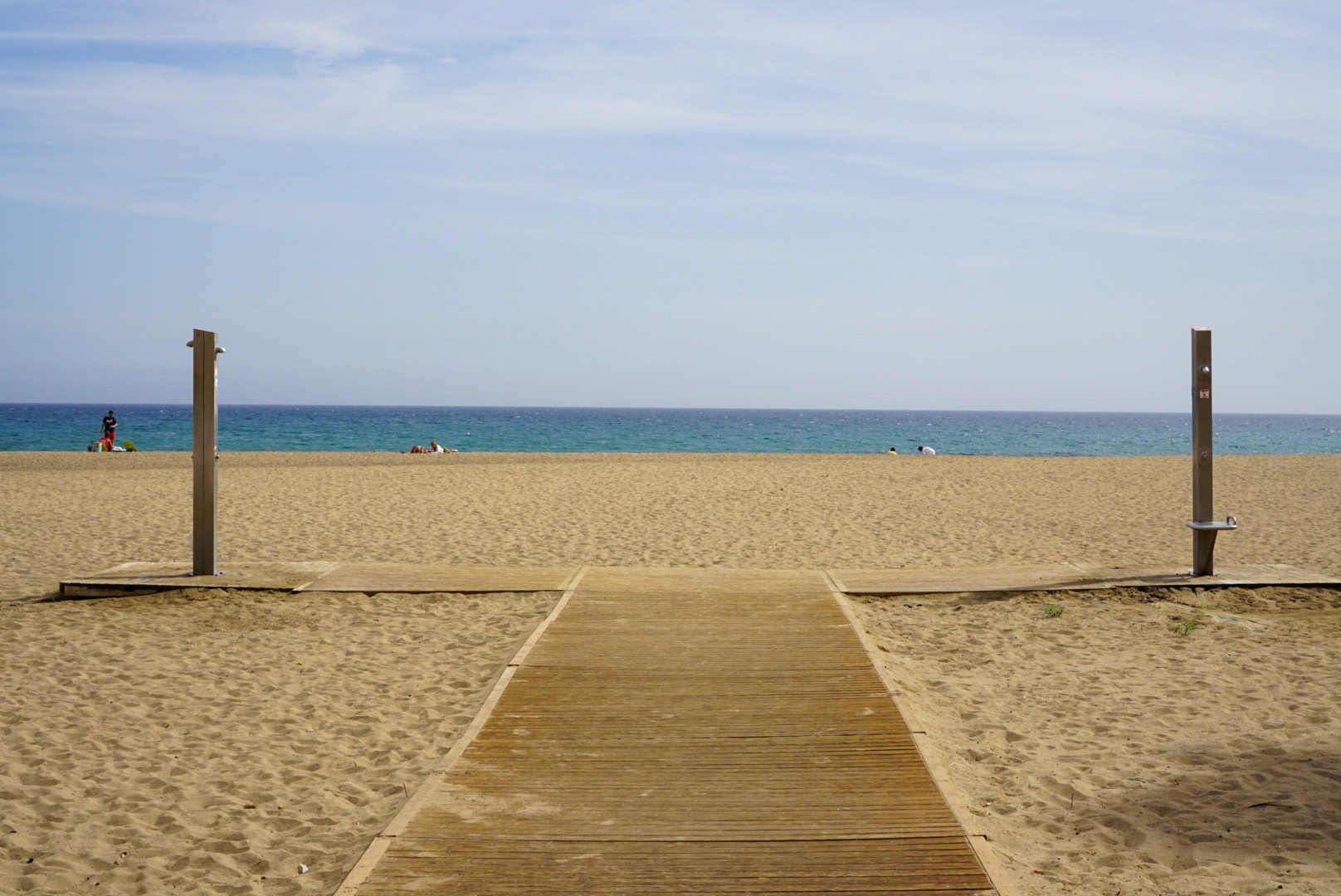 The beach this afternoon.