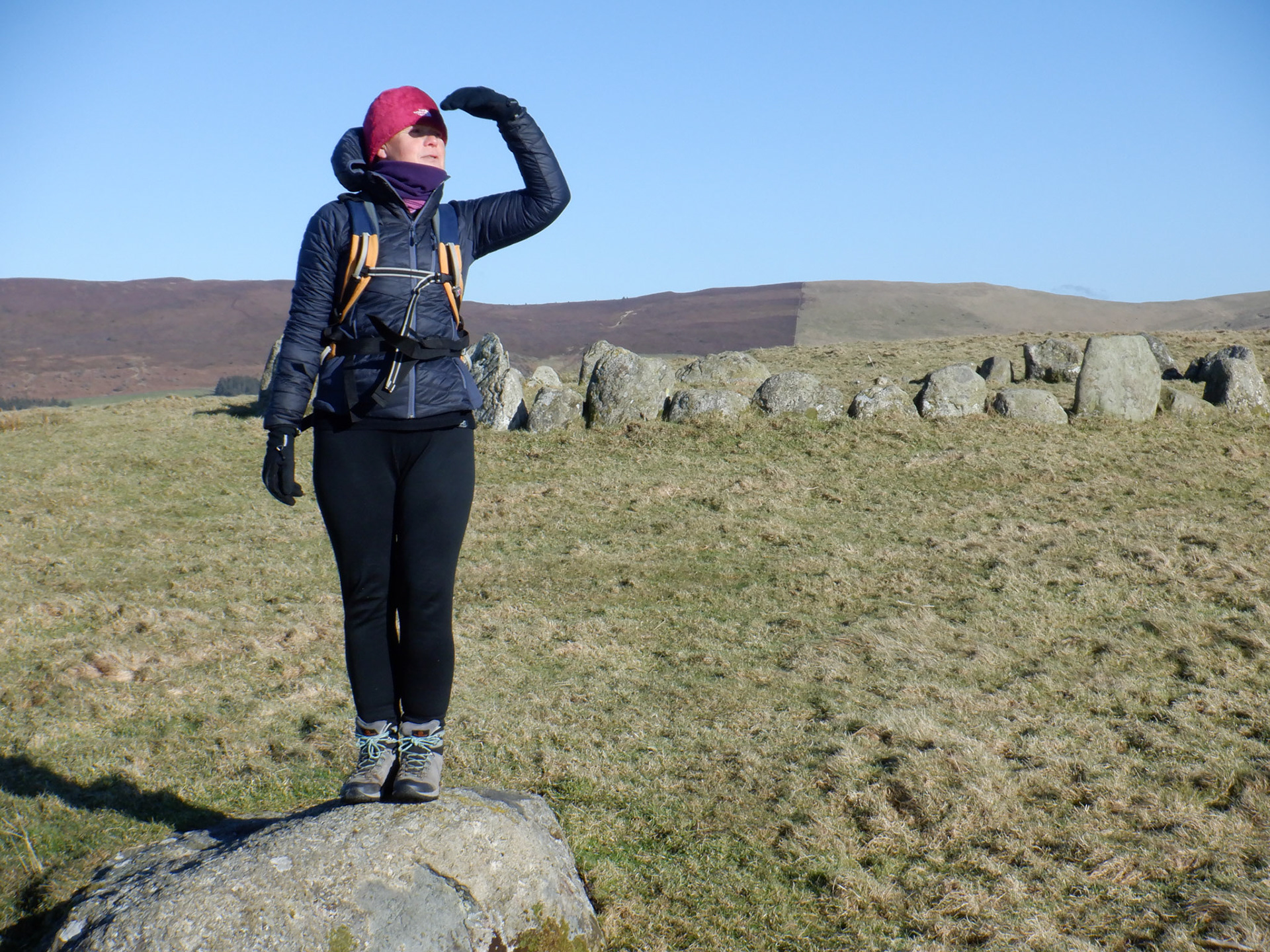 Outdoor catalogue pose