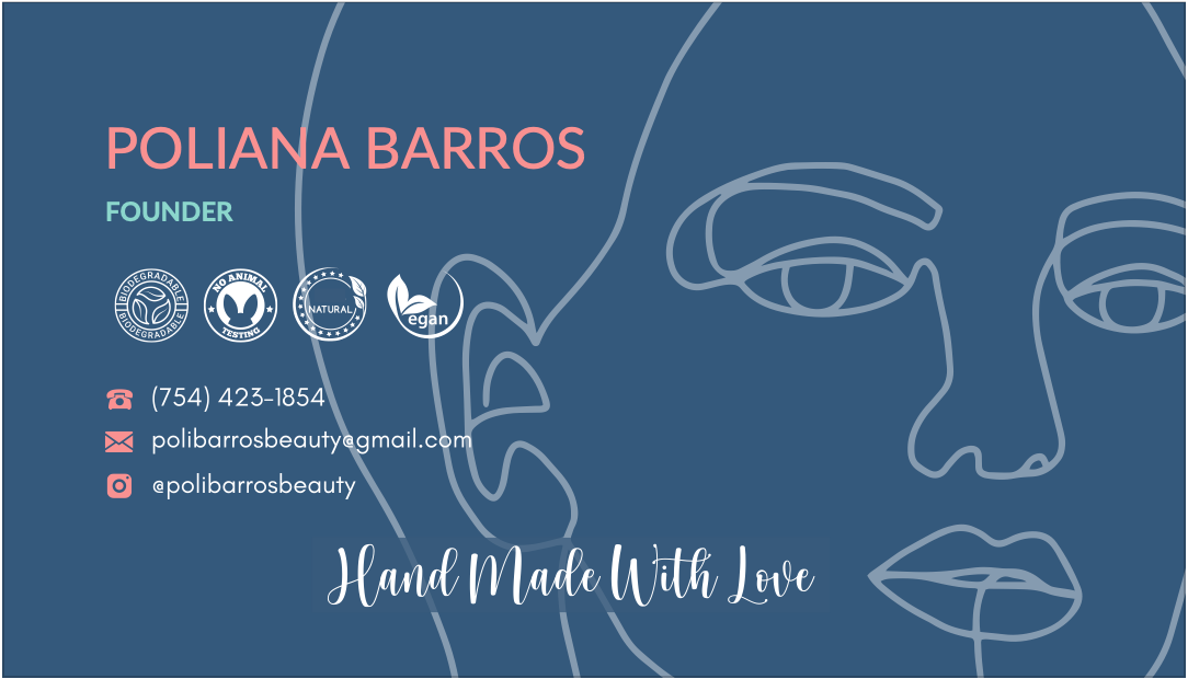 PoliBarros Business Card: back
