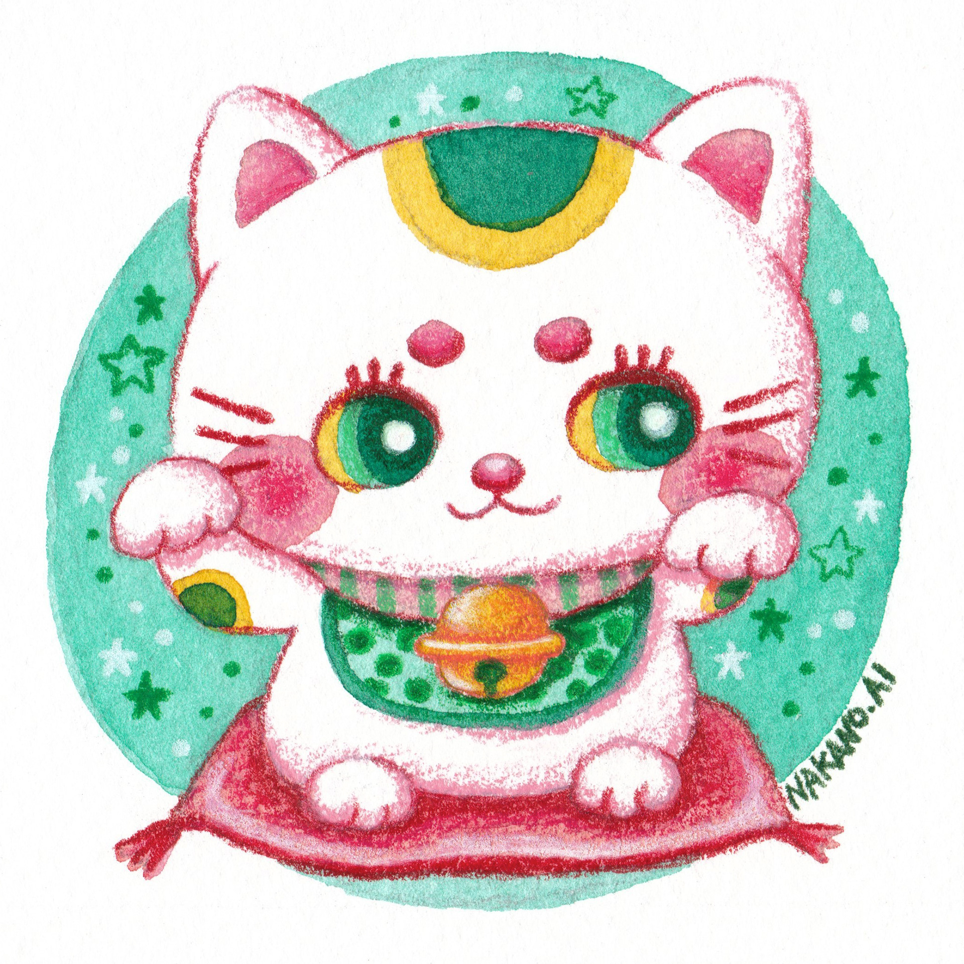 招き猫のみどり子ちゃん