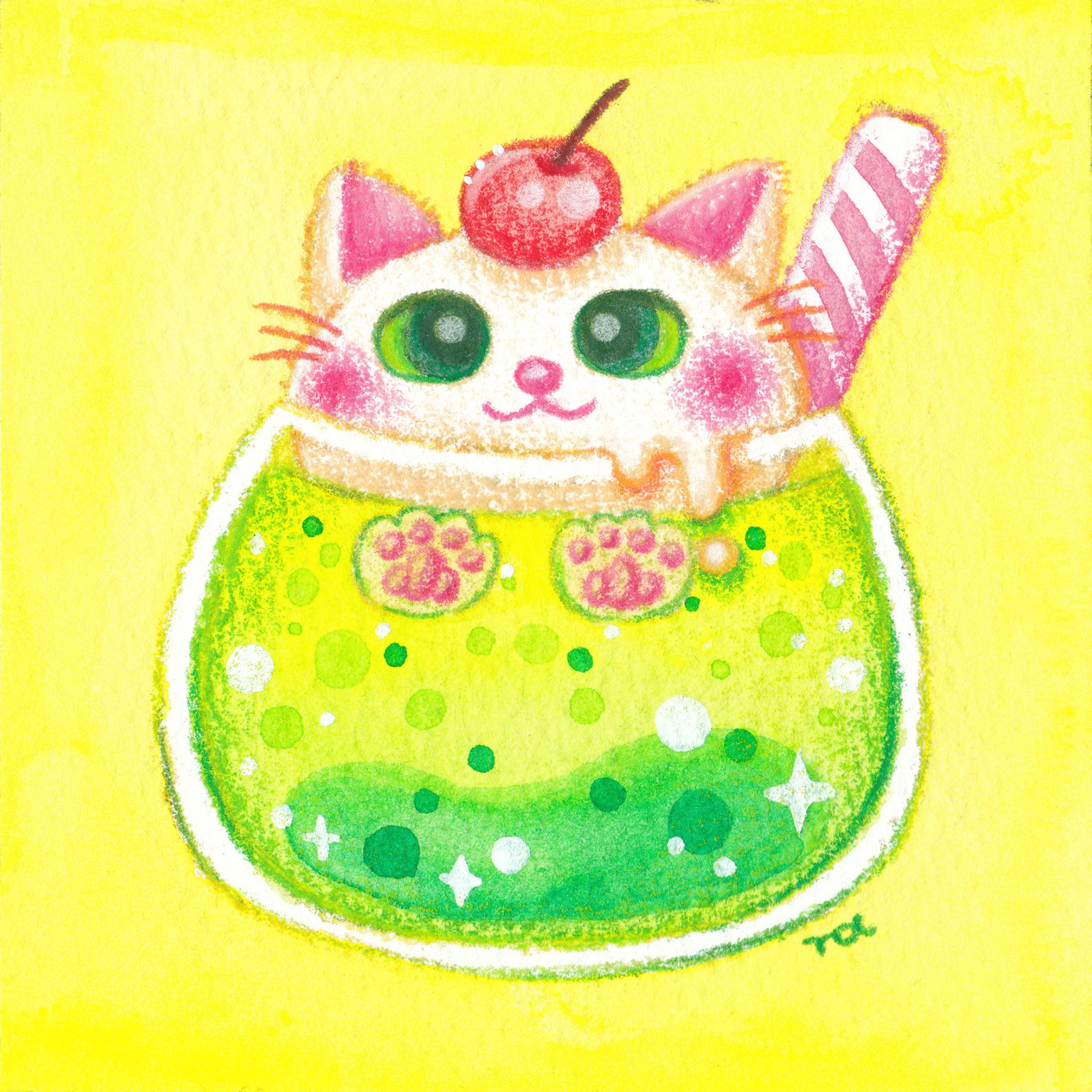 クリームにゃんソーダ