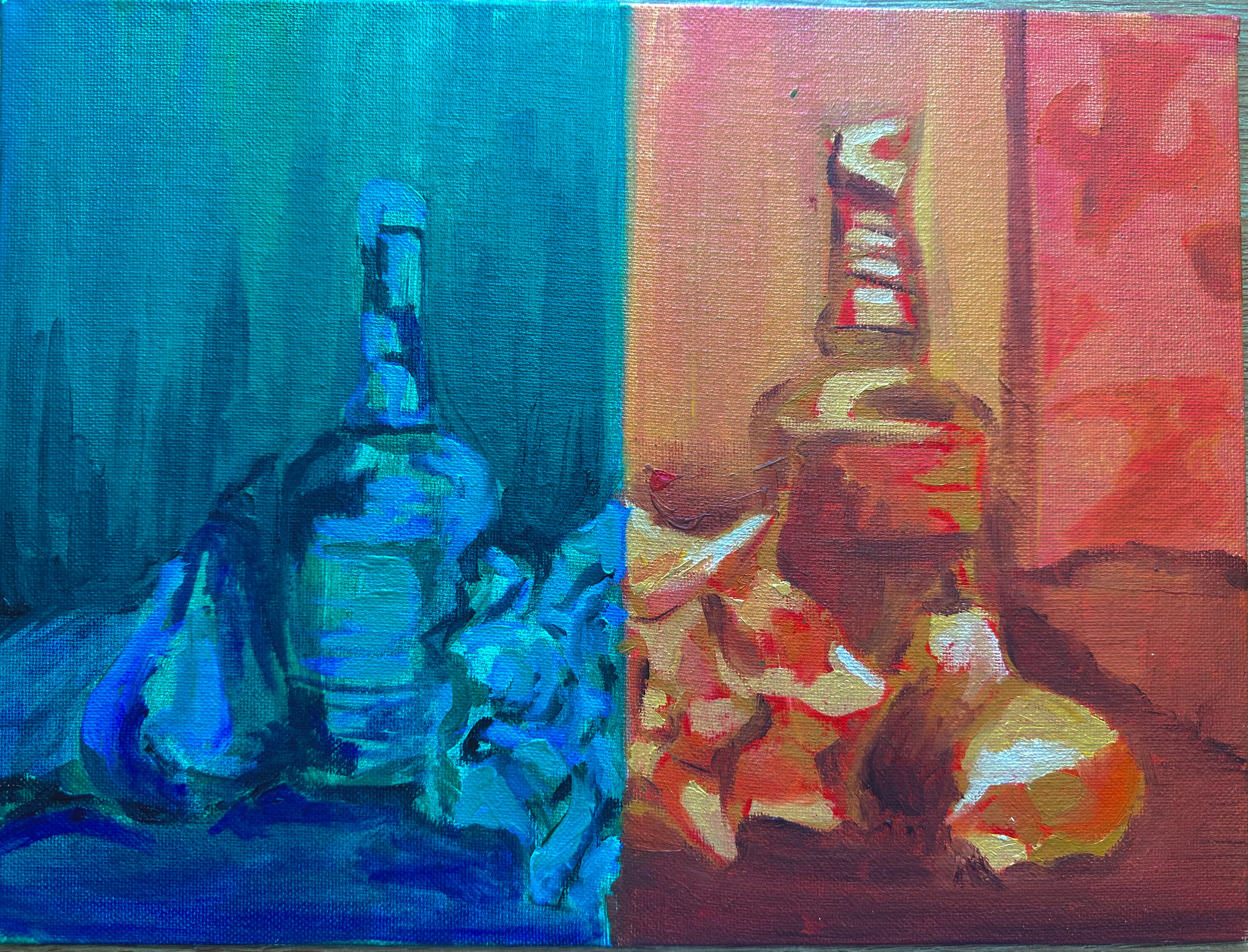 Spring 2024. One side was to be warm, the other to be cool.