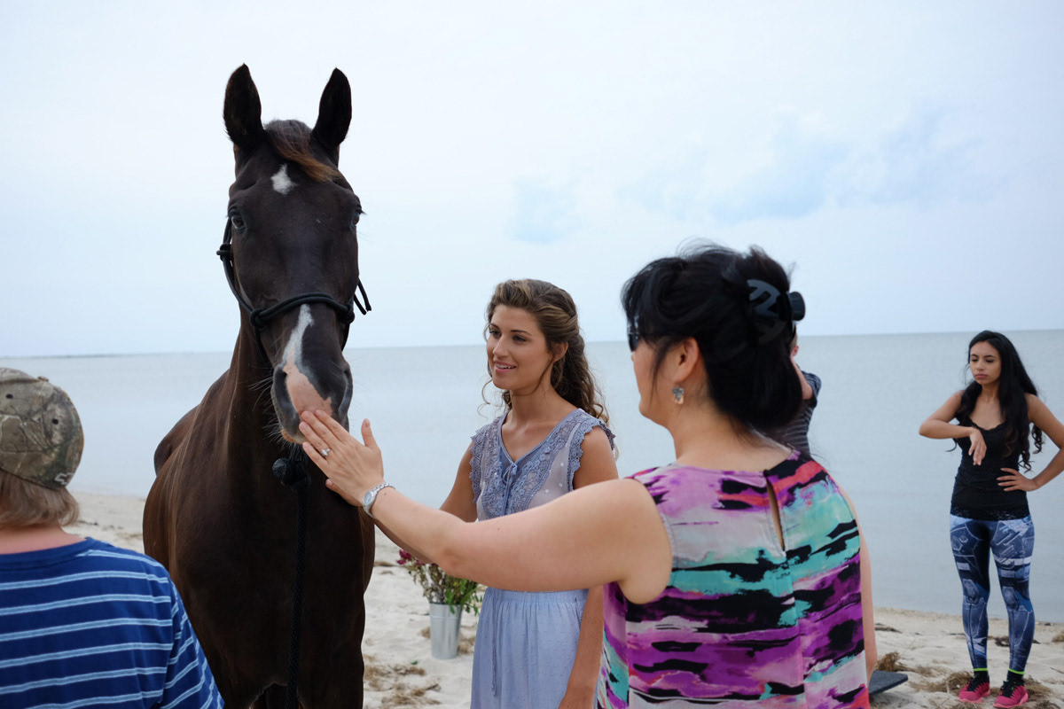 Meeting the other cast and crew