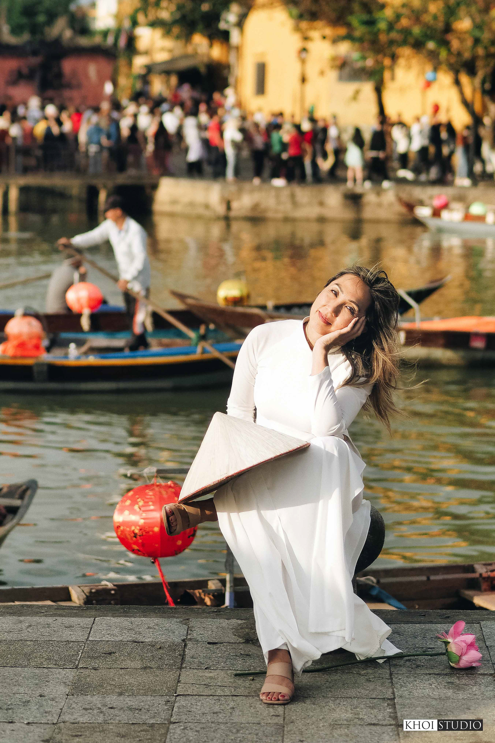 Hoi An Ao Dai Photoshoot | Couple from Australia