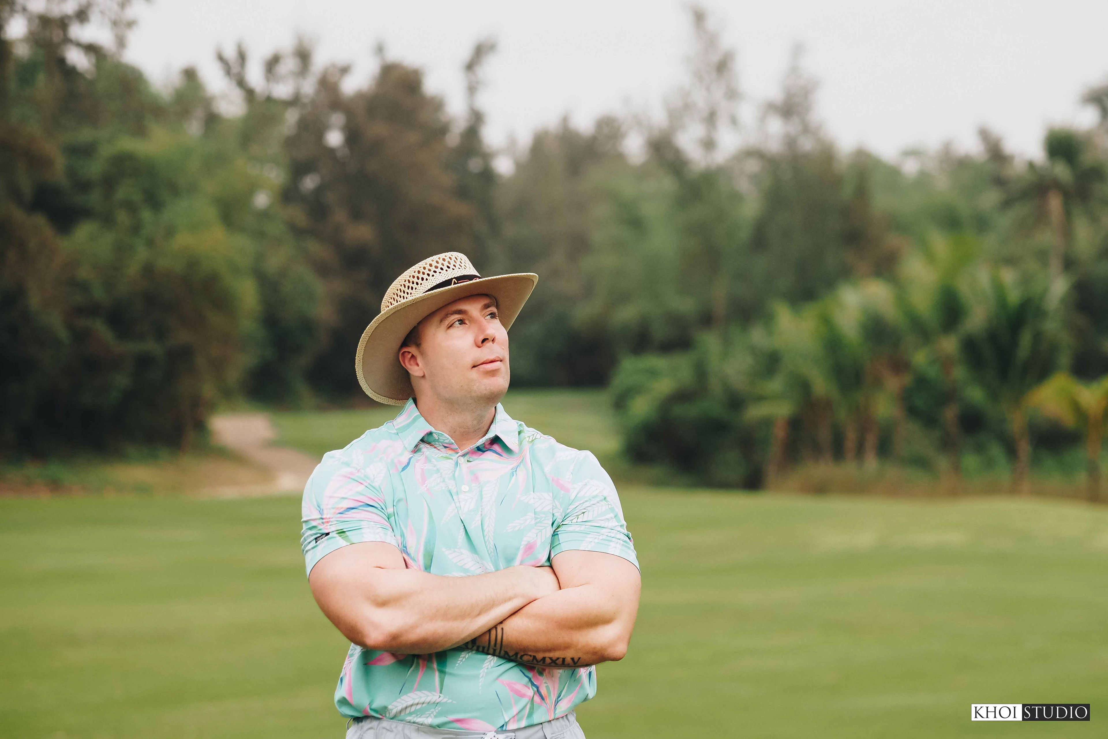 Proposal Photography at a Golf Course in Da Nang