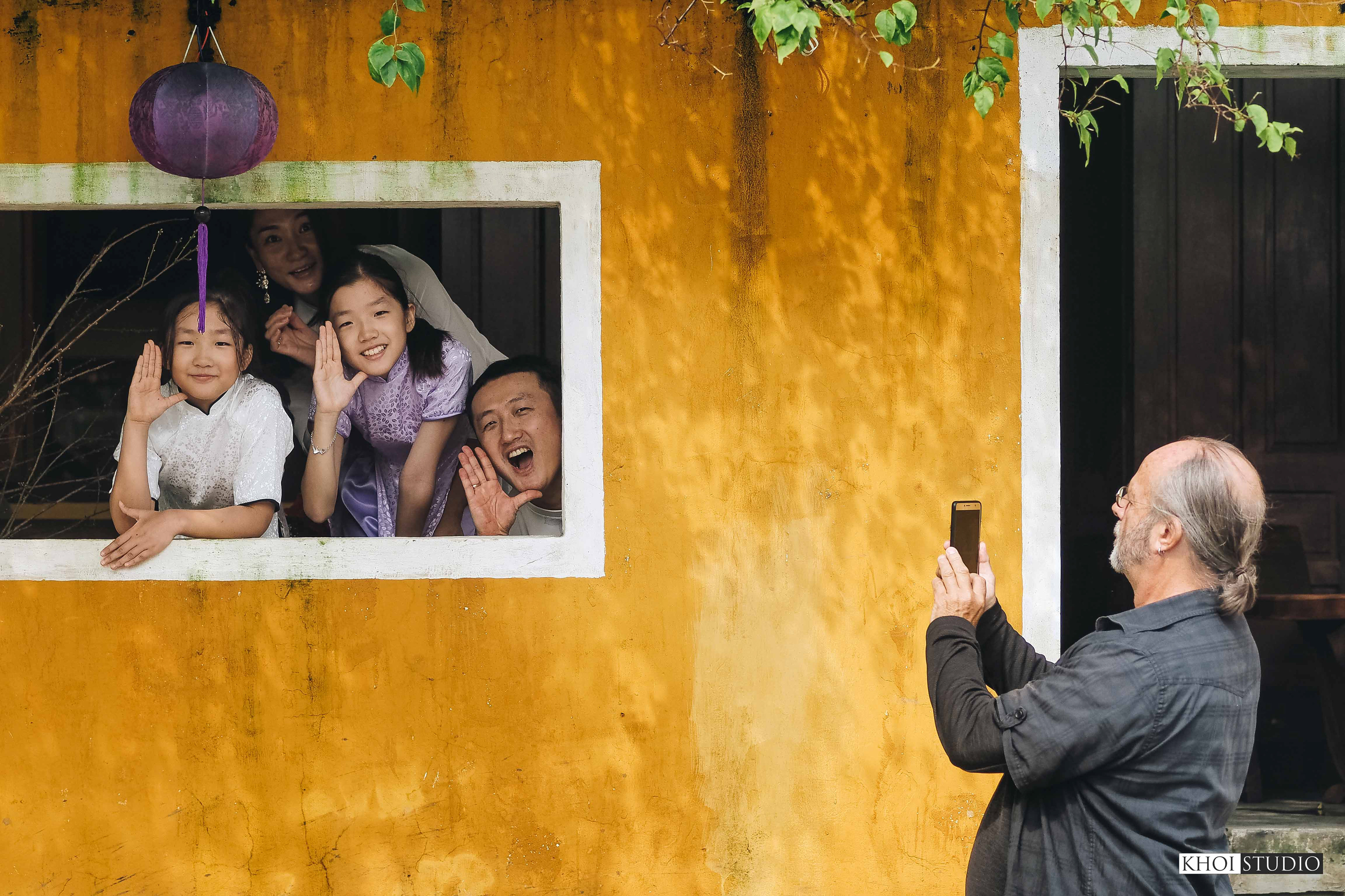 Korean family vacation photos in Hoi An ancient town (Vietnam) - 호이안 고대도시에서의 한국인 가족 휴가 사진 (베트남)