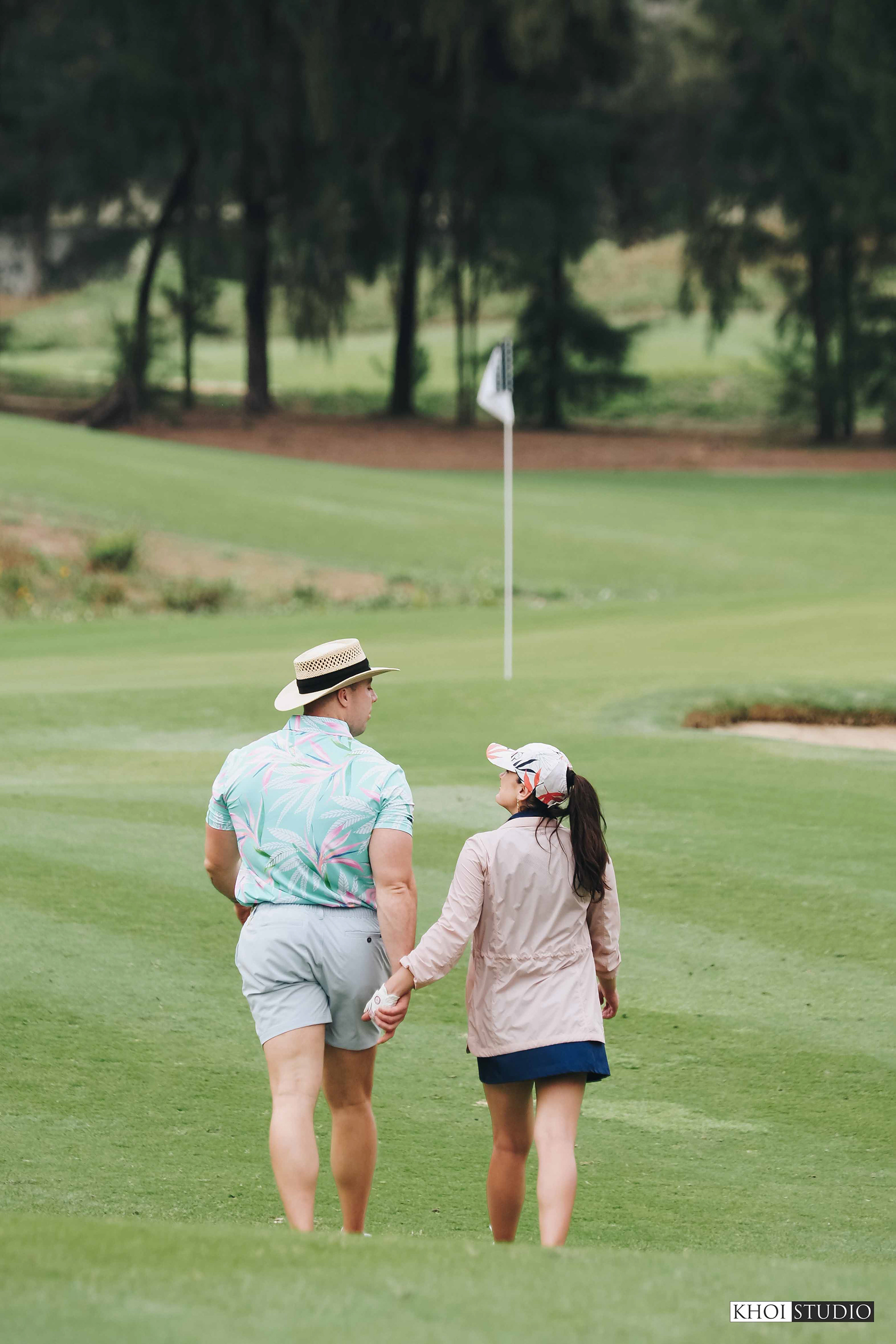 Proposal Photography at a Golf Course in Da Nang