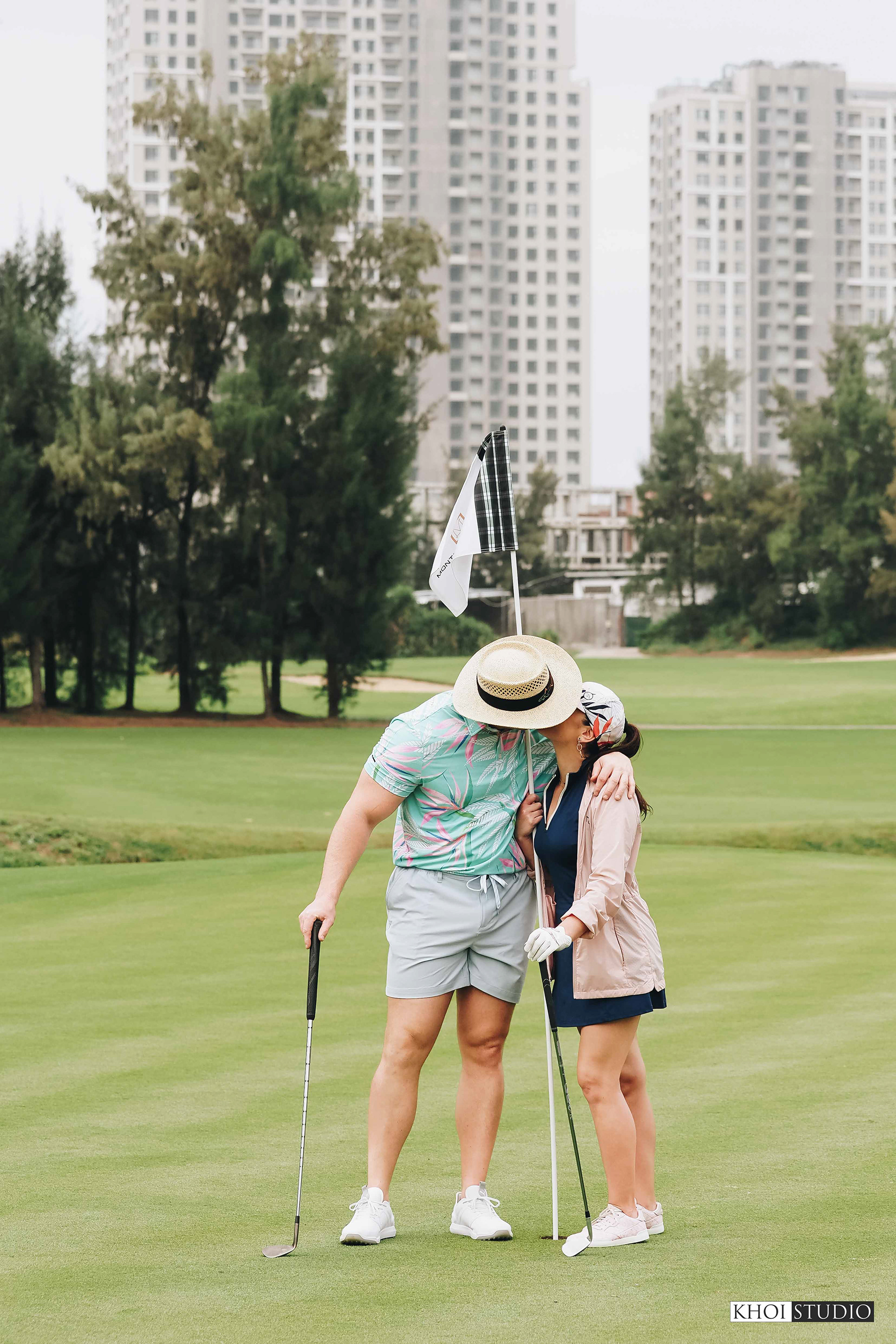 Proposal Photography at a Golf Course in Da Nang