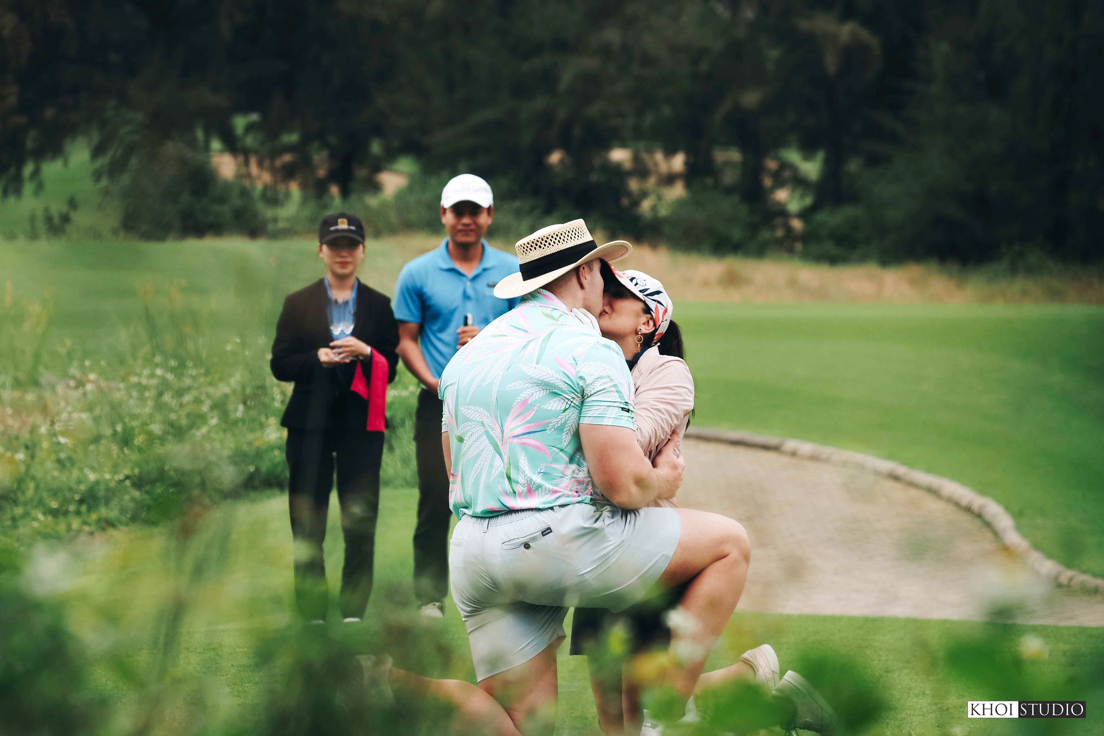 Proposal Photography at a Golf Course in Da Nang