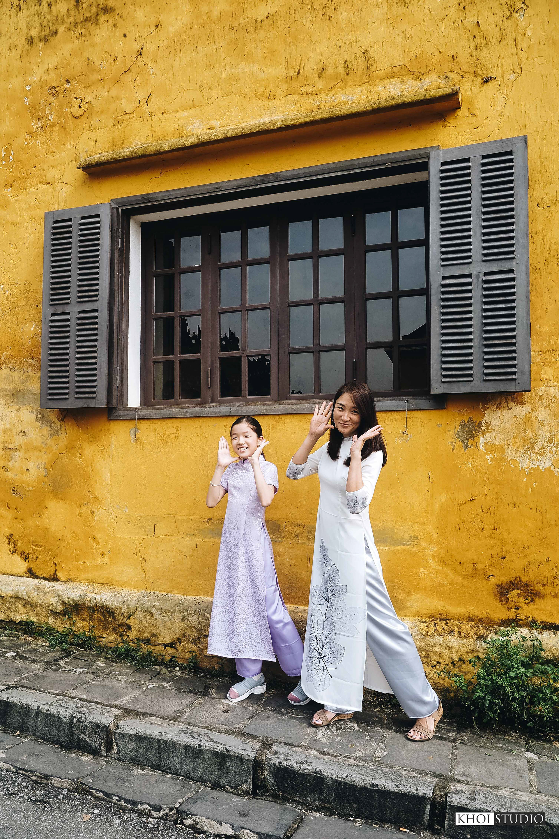 Korean family vacation photos in Hoi An ancient town (Vietnam) - 호이안 고대도시에서의 한국인 가족 휴가 사진 (베트남)