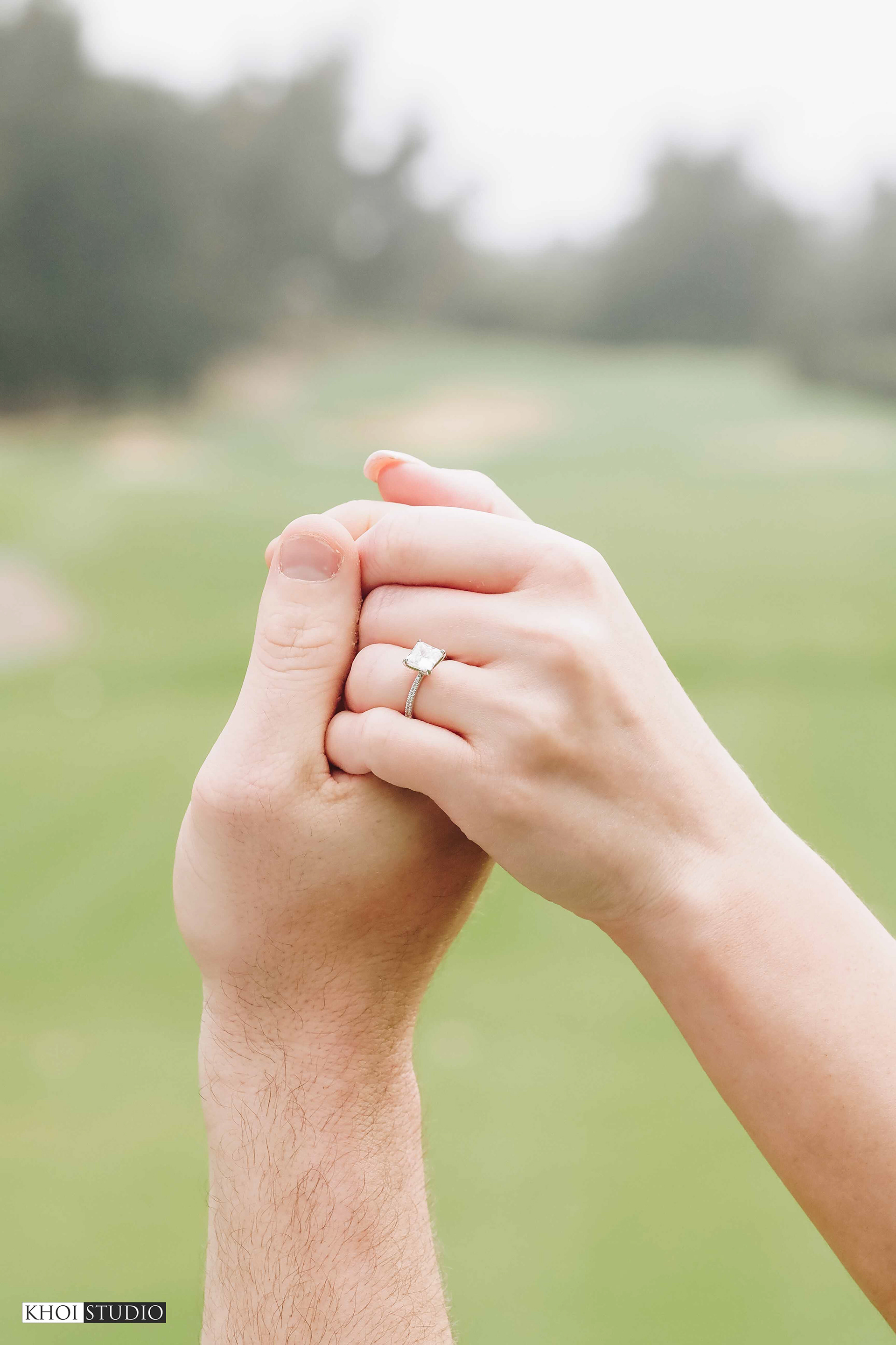 Proposal Photography at a Golf Course in Da Nang