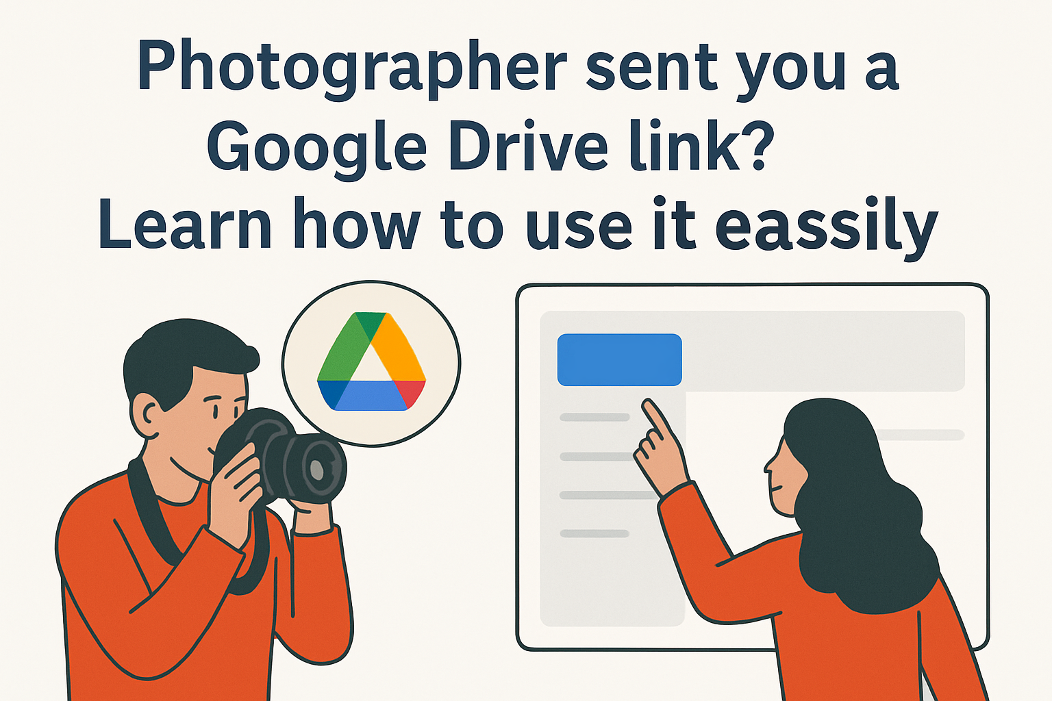 Using Google Drive Links from Photographers: A Quick Guide