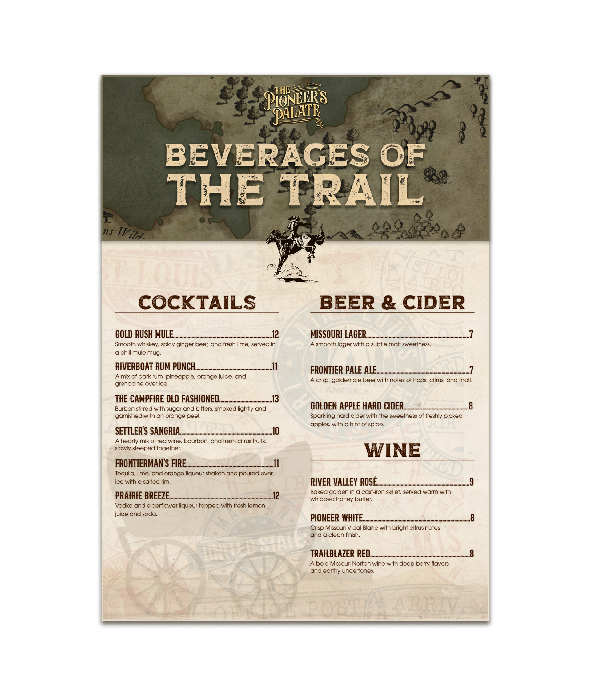 BEVERAGE MENU DESIGN