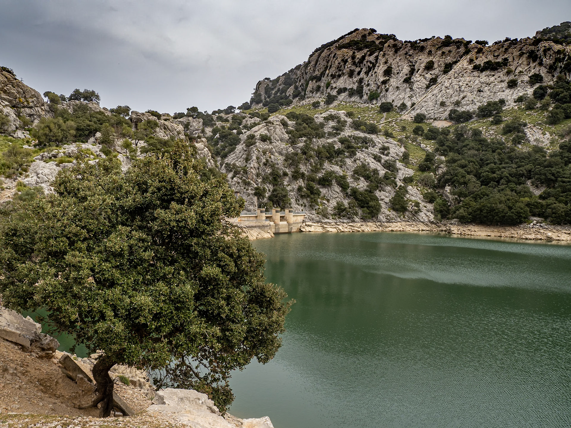 Trinkwasserreservoir Gorg Blau