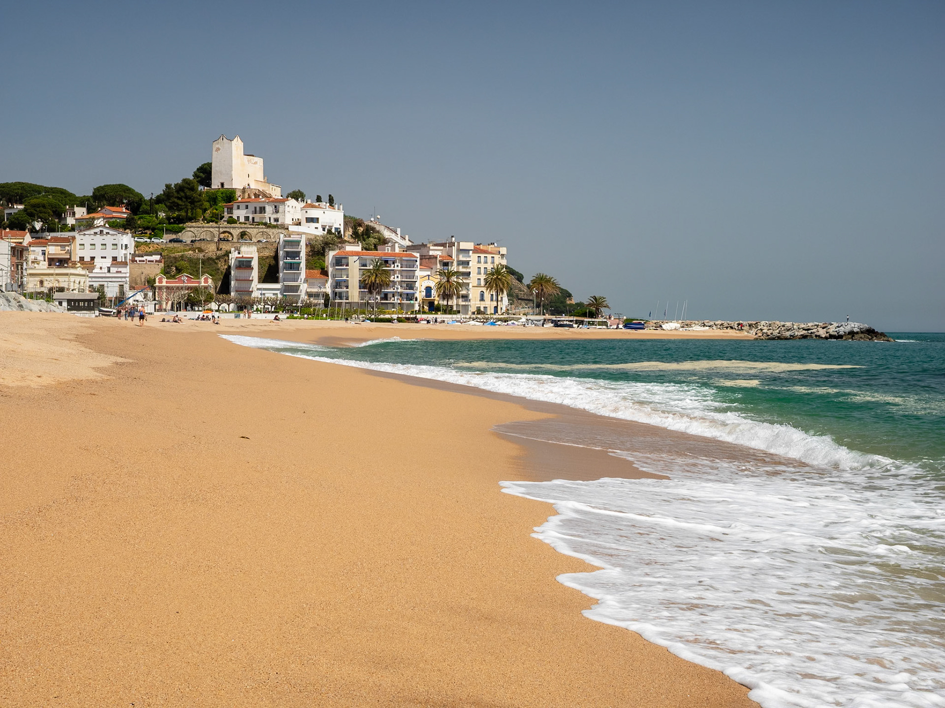 Sant Pol de Mar - Blick auf die Eremita Sant Pau