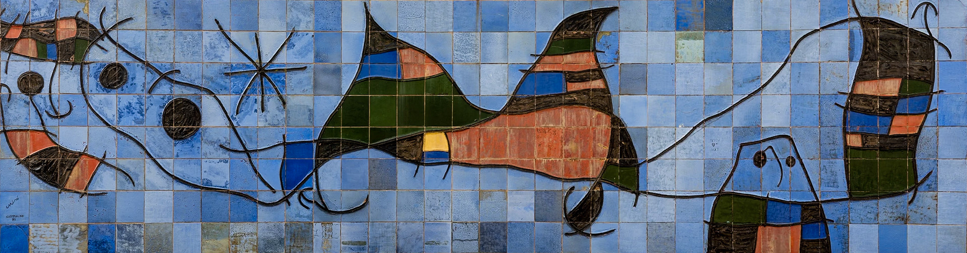 Wandbild in Palma de Mallorca