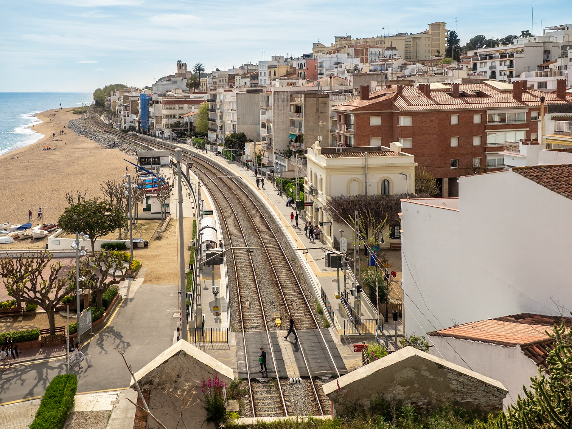Blick auf Sant Pol de Mar