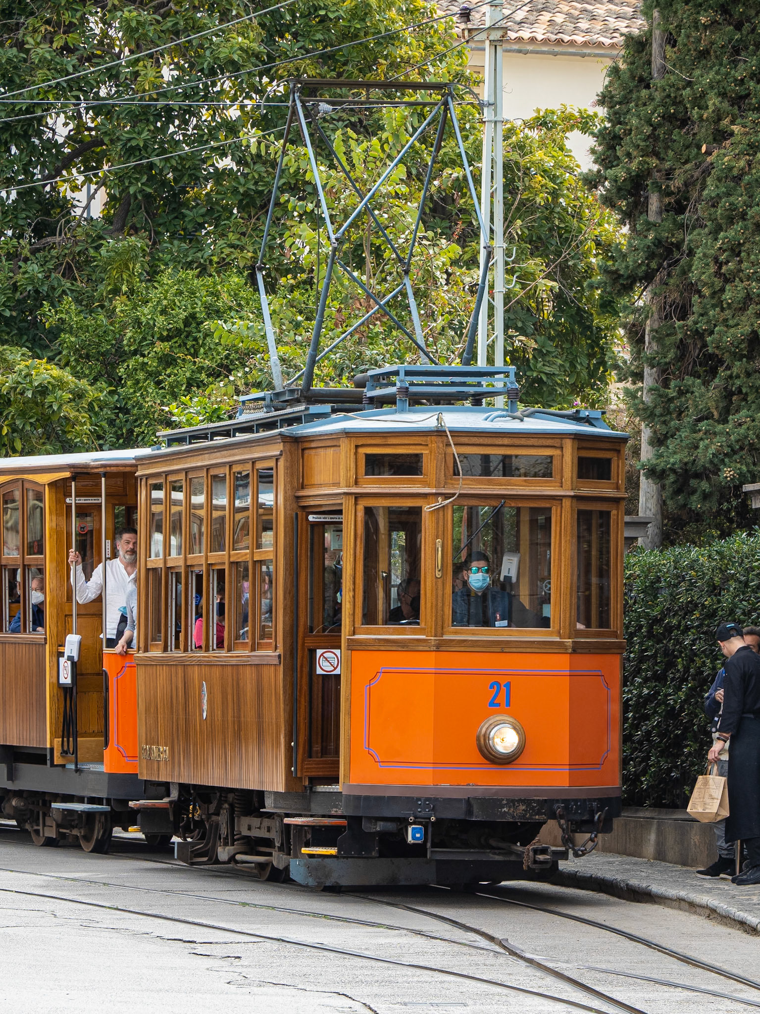 Straßenbahn von Soller nach Port de Soller in Soller