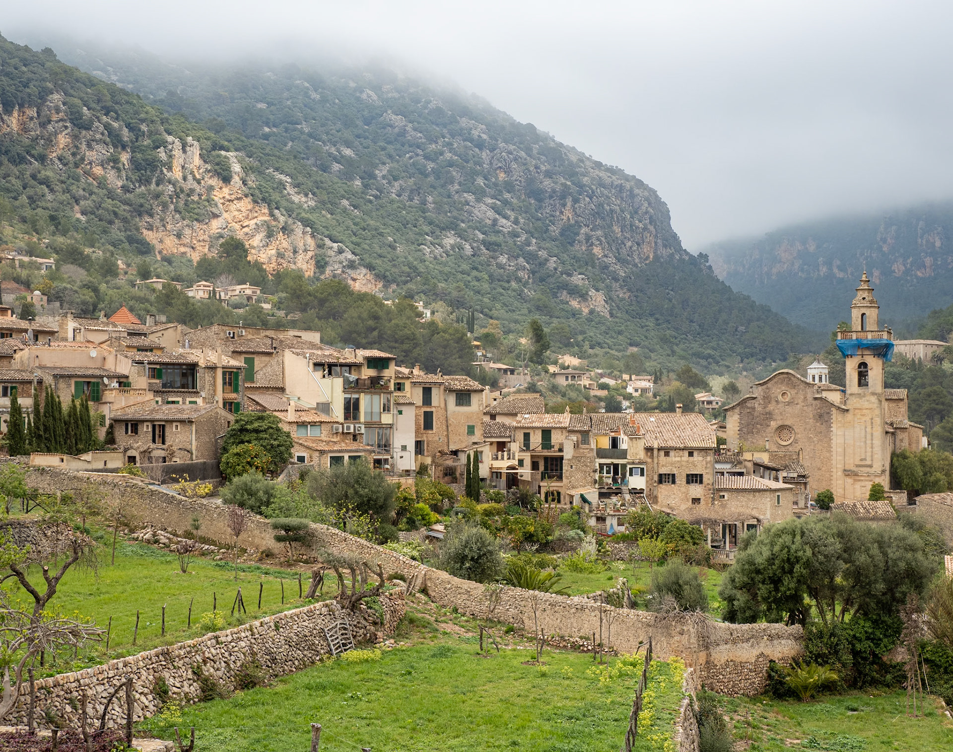 Blick auf Valdemossa