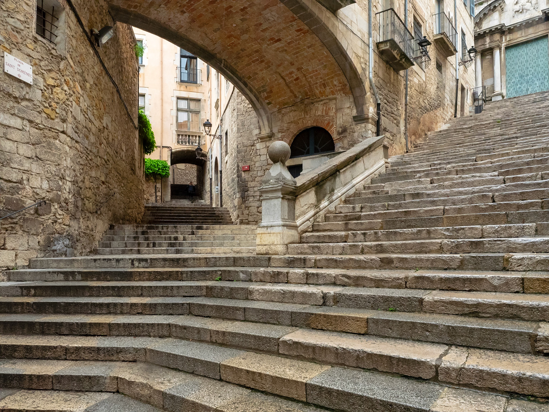 Treppe im Judenviertel von Girona