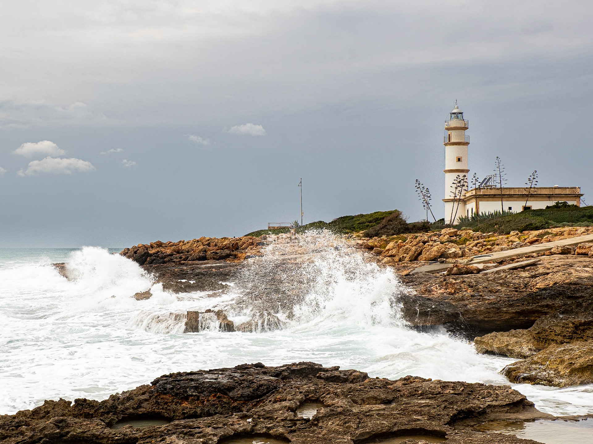 Leuchtturm in Ses Salines