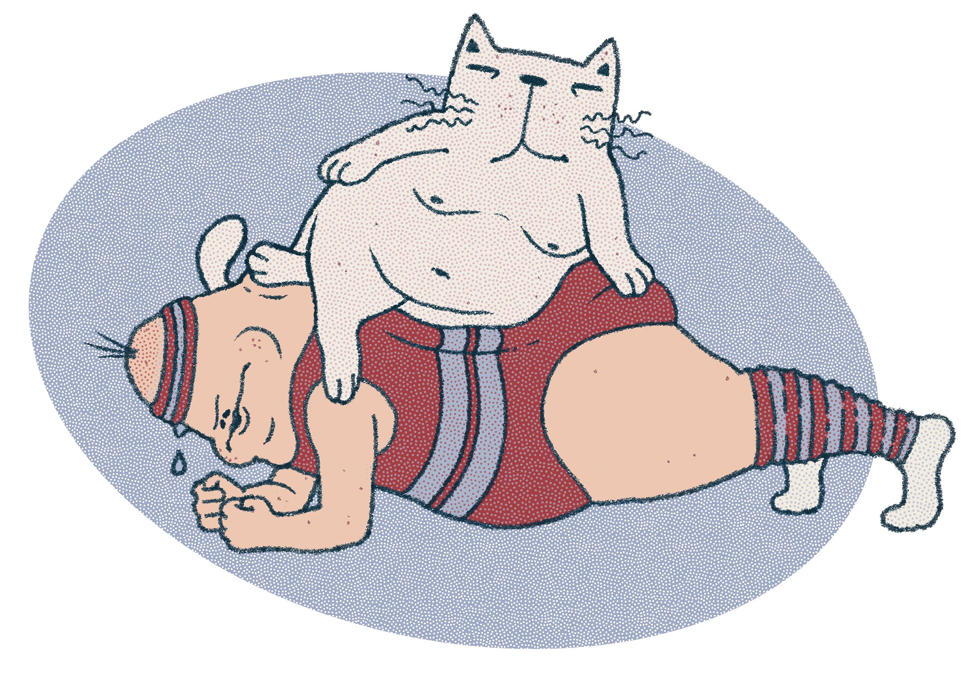 Dudley and Binky (Sticker Design)