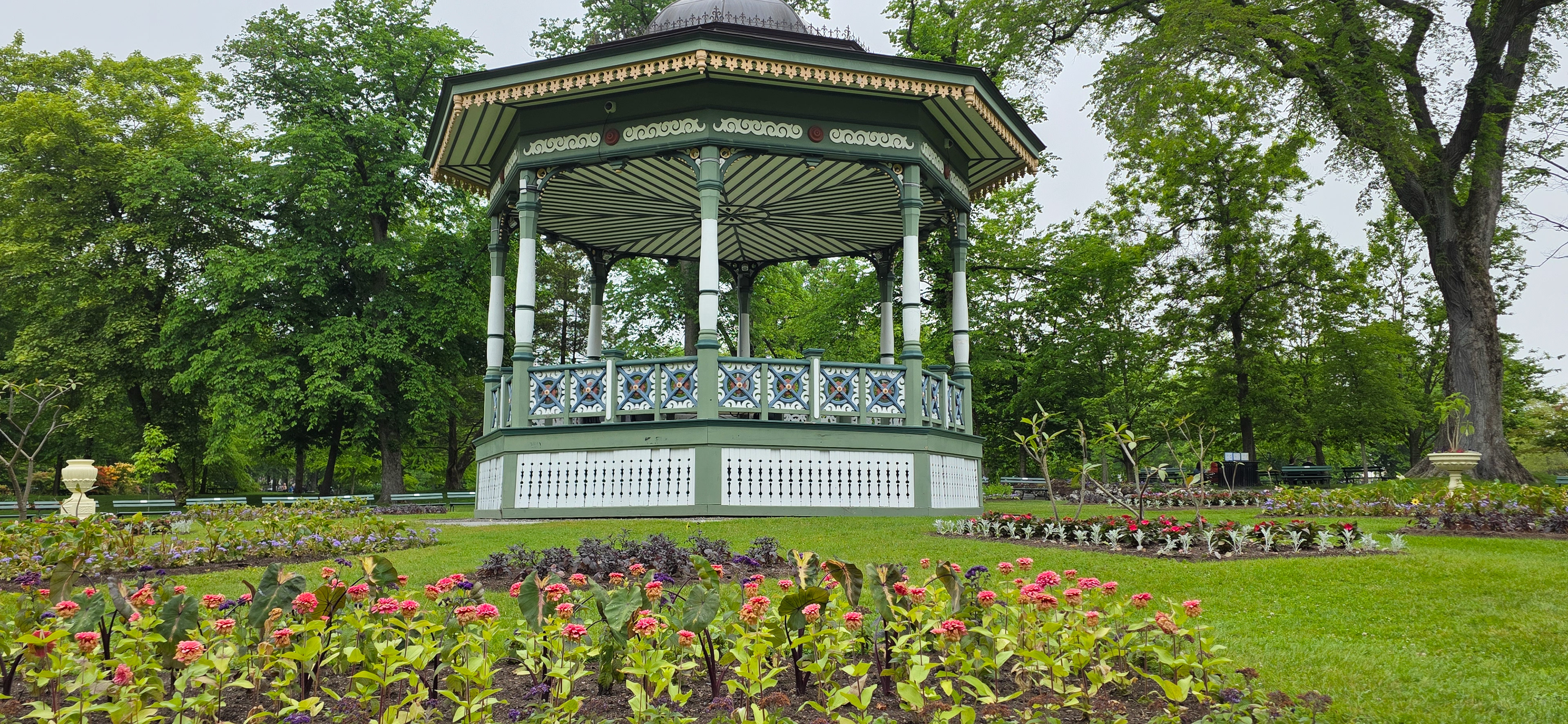 Pavillion in Garden in Southern Iceland