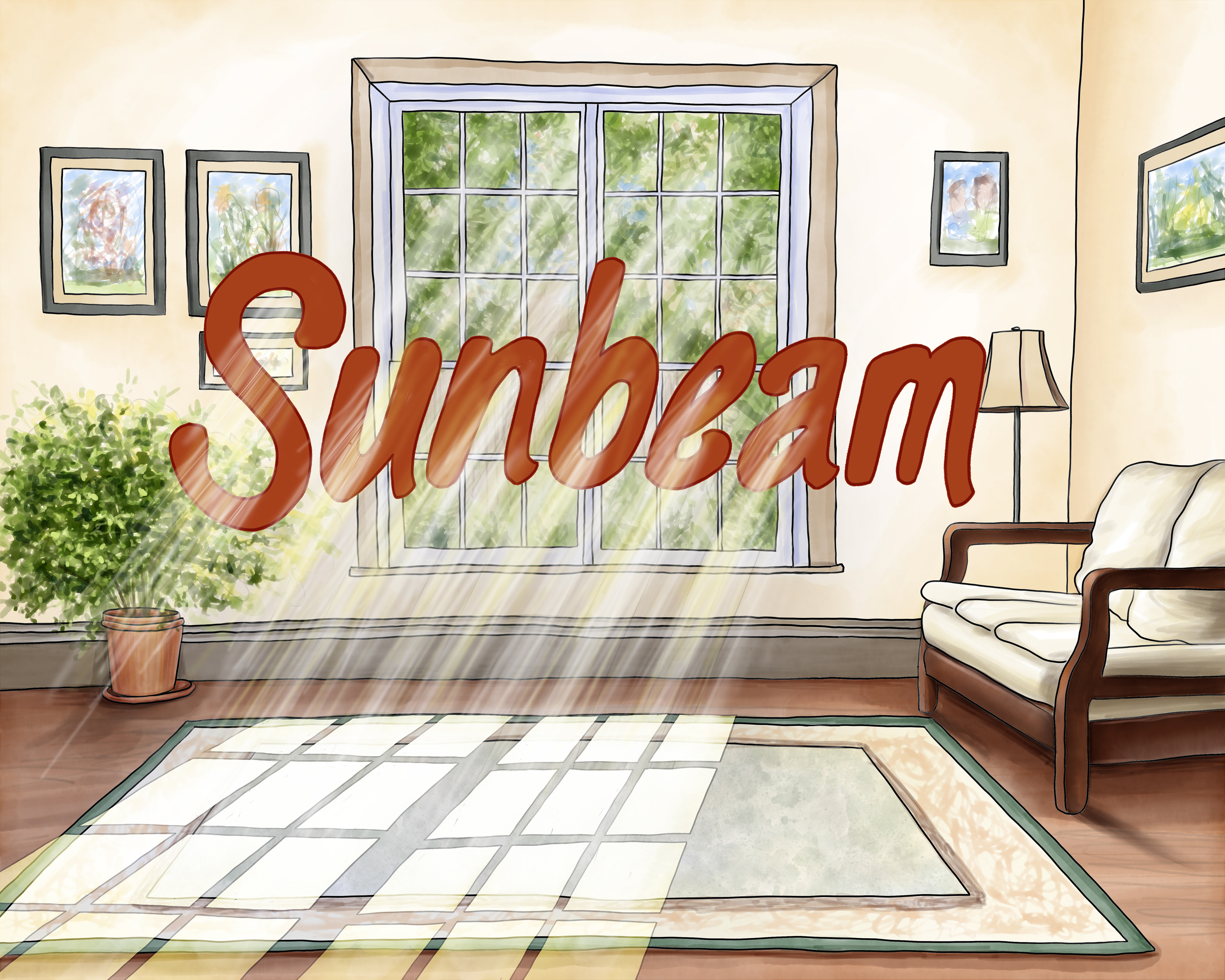 Sunbeam cover art by Joan Zander Millard, ZeeeArts