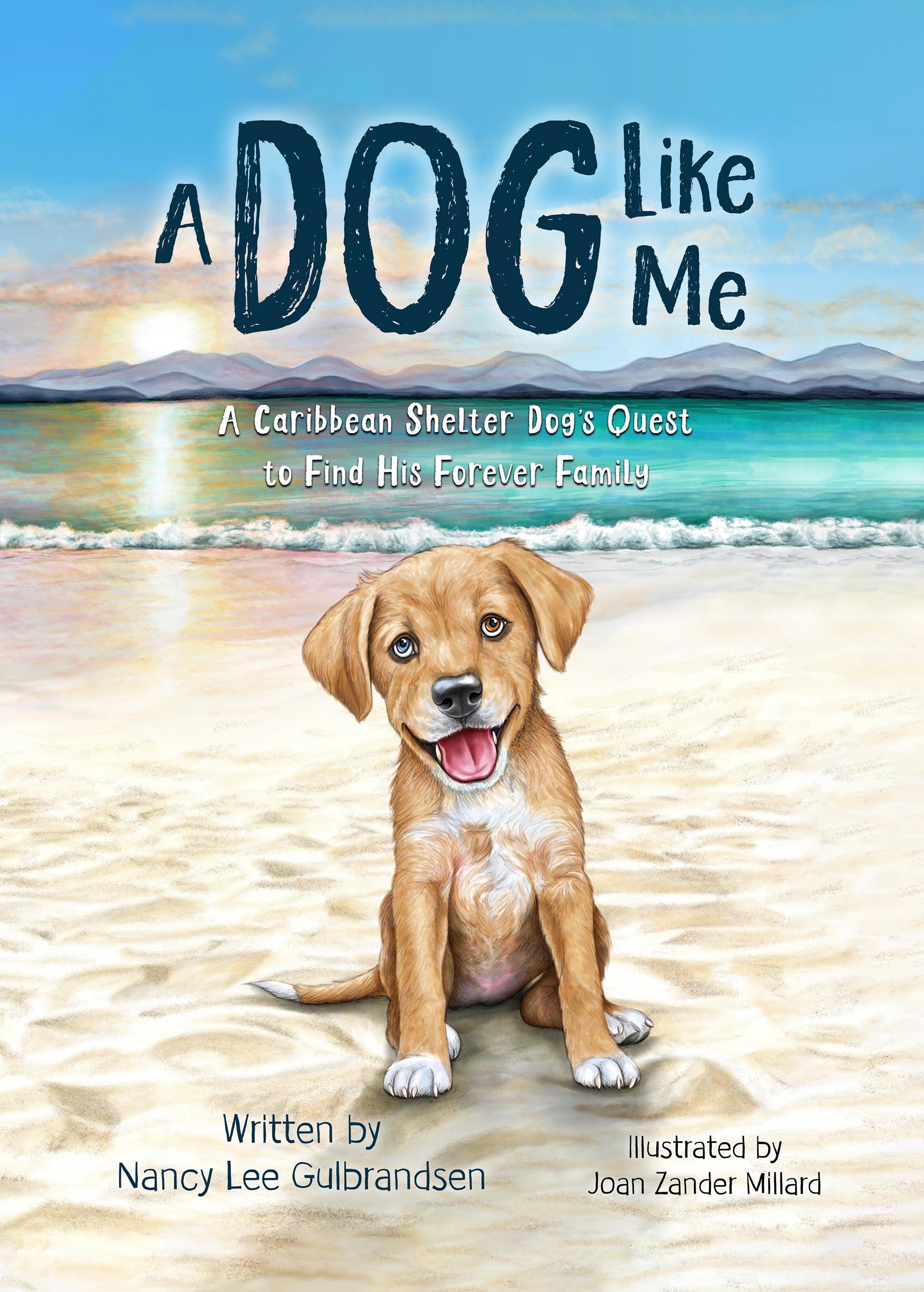 A Dog Like Me cover art by Joan Zander Millard, ZeeeArts