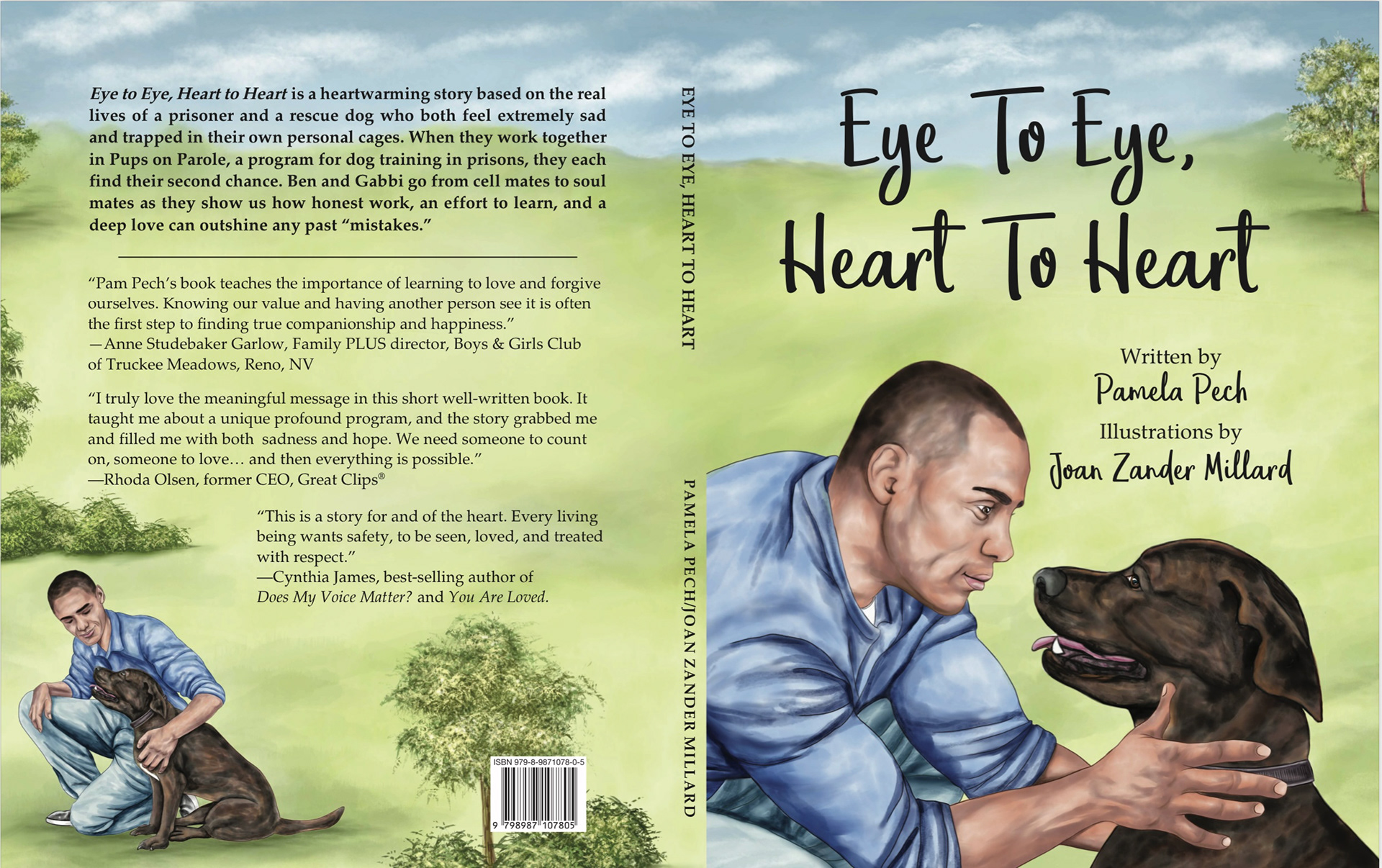 Eye To Eye, Heart To Heart cover art by Joan Zander Millard, ZeeeArts
