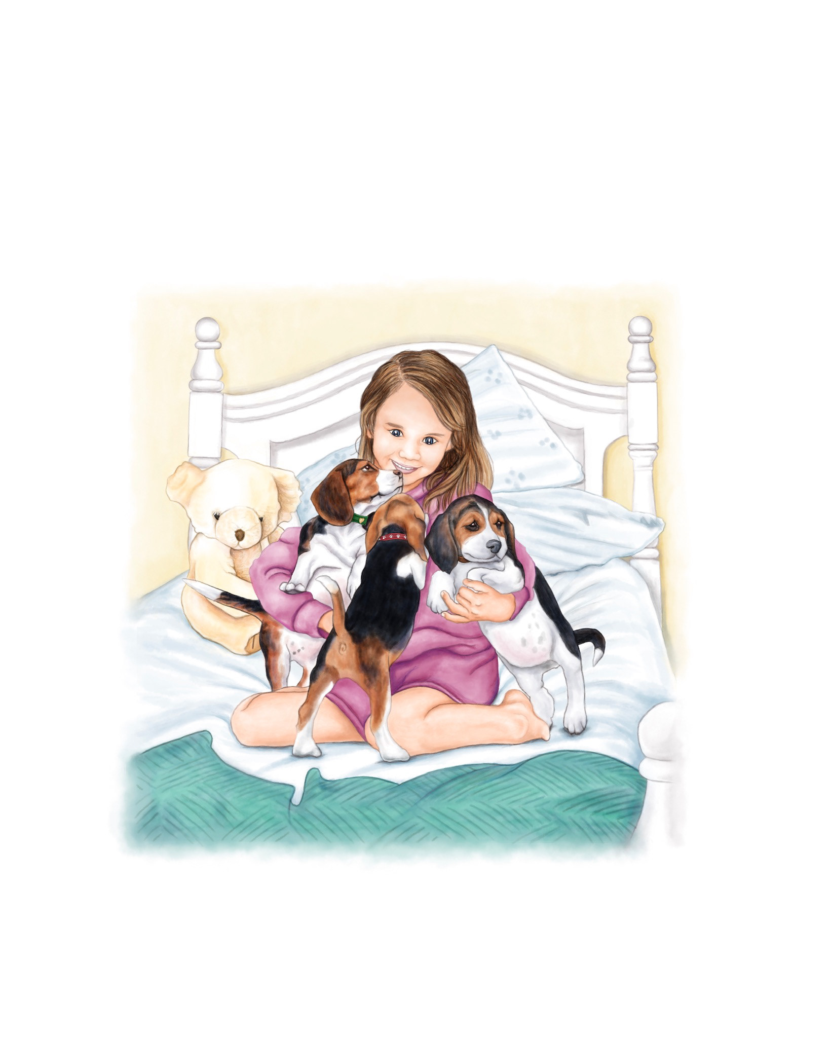 Molly and the dogs