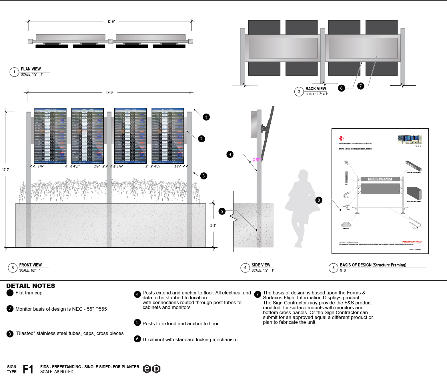 Flight Information Display Drawing