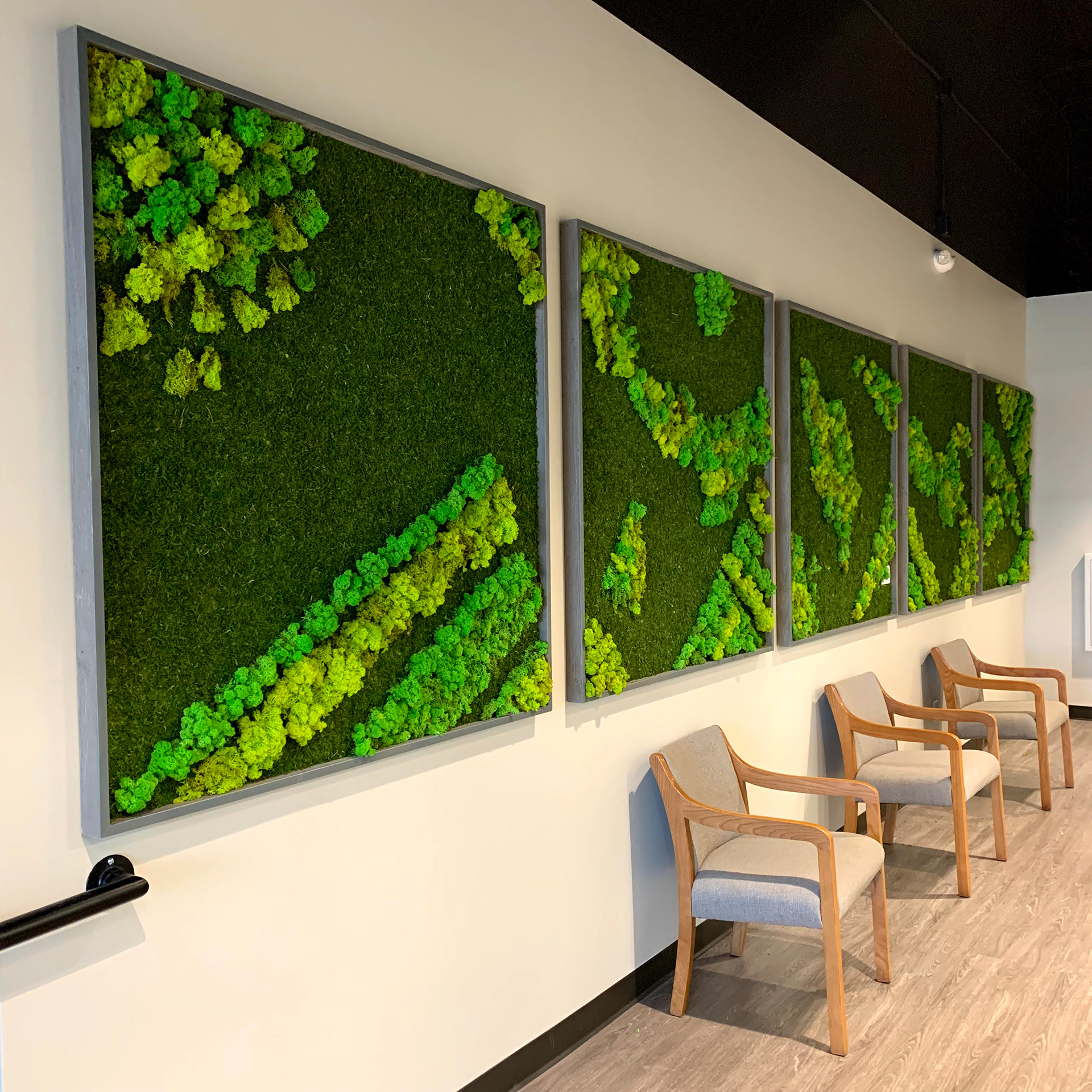 Experiential artwork (moss wall)