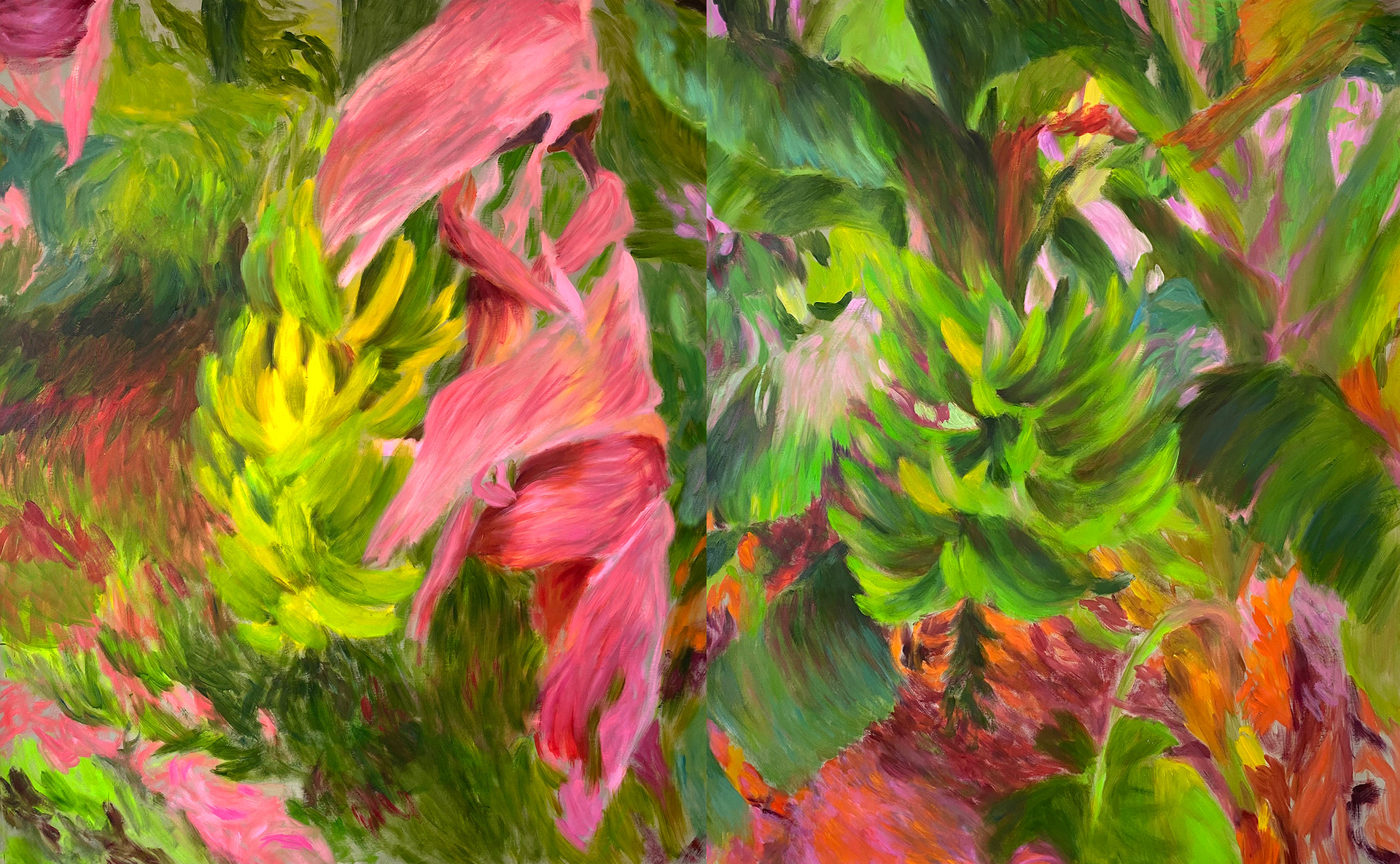 Cido, 2023. Oil on canvas. 174 x 288 cm.