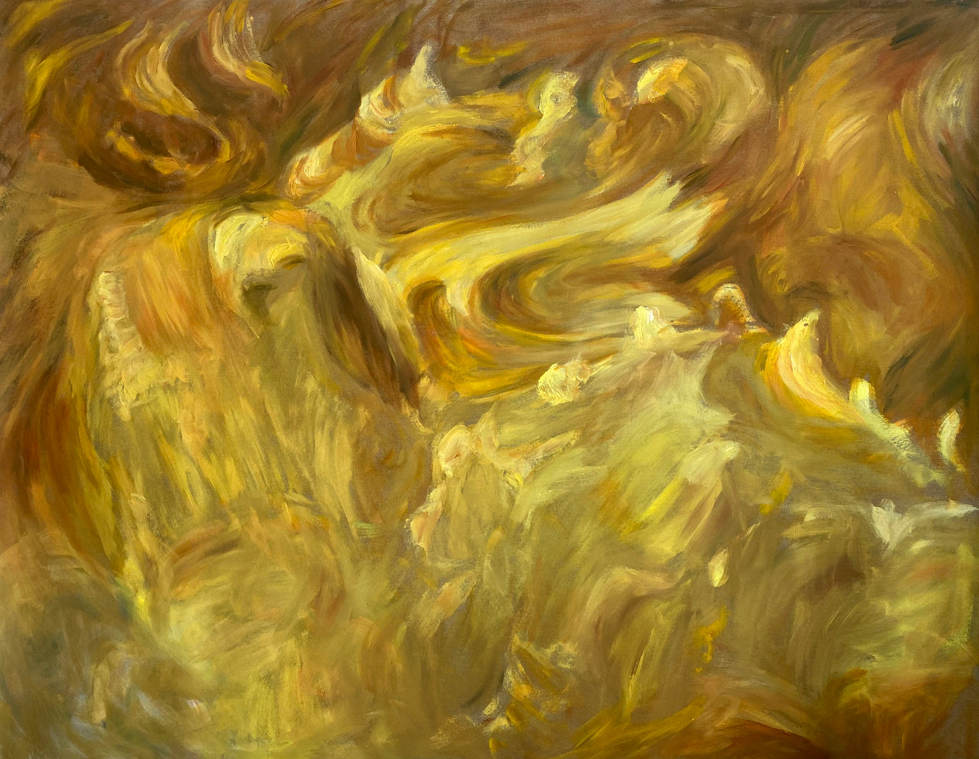 Mantequilla, 2022. Oil on canvas. 125 x 155 cm.