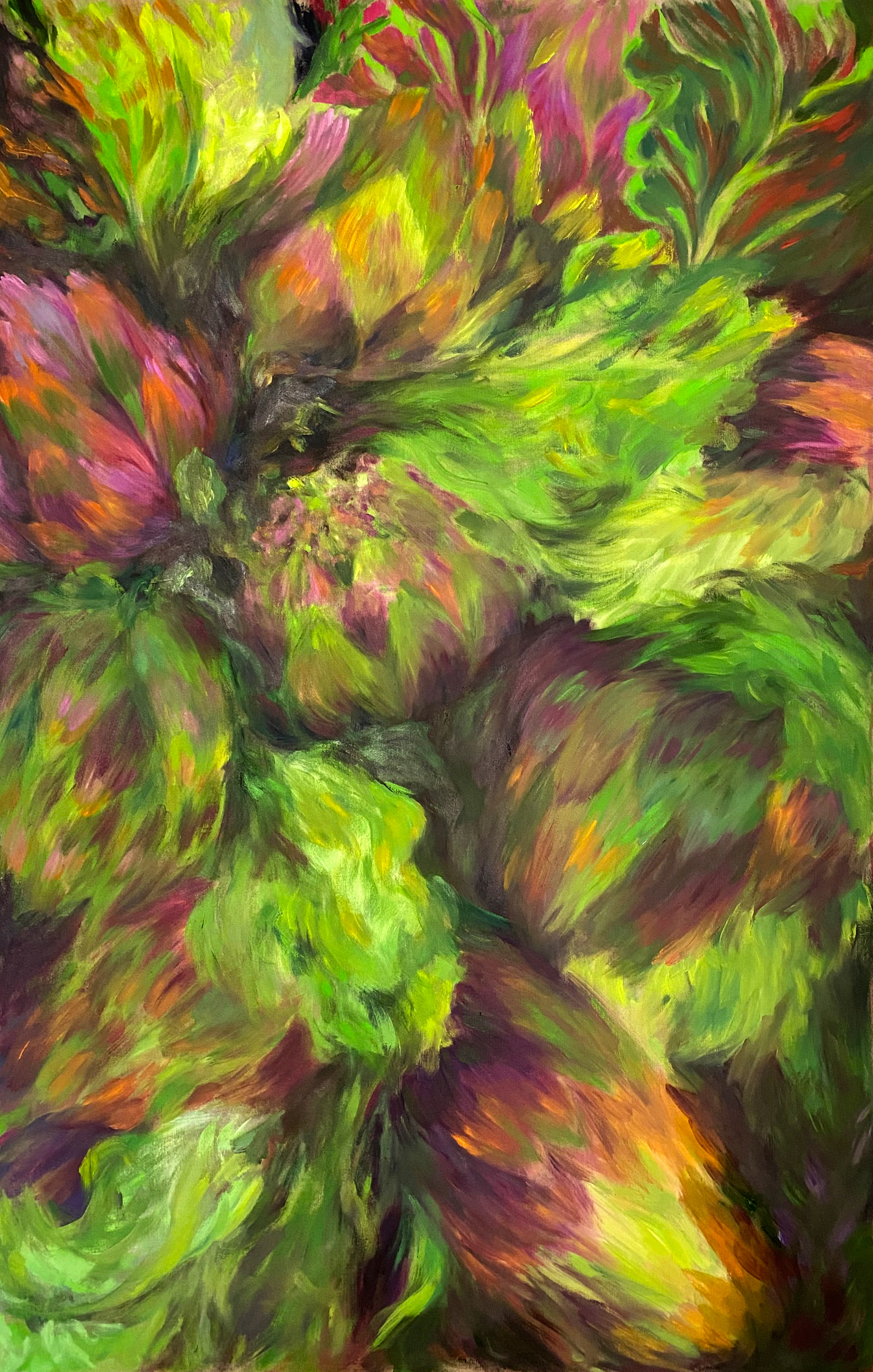 Cynara, 2023. Oil on linen. 94 x 130 cm.