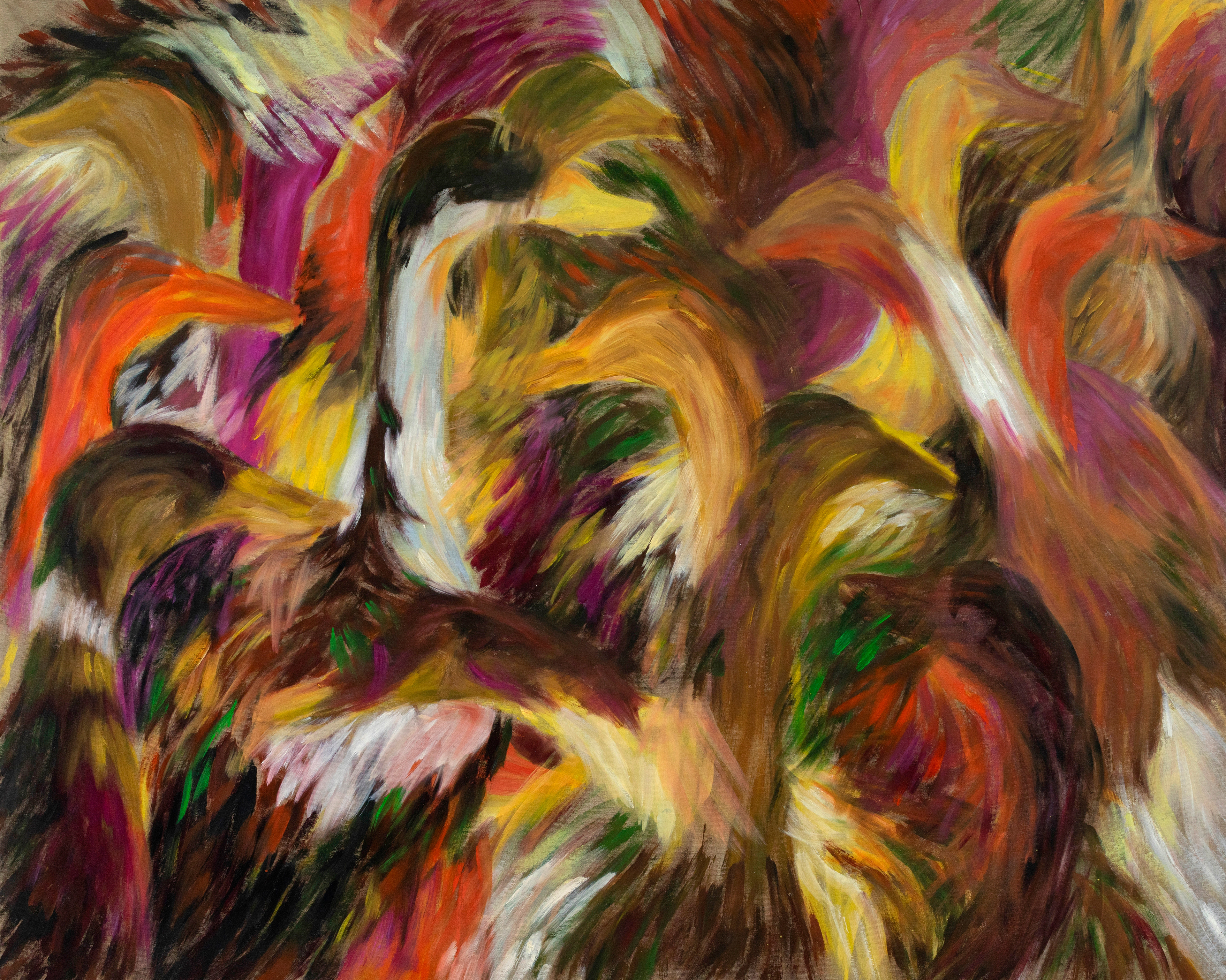 Alma do mato, 2022. Oil on canvas. 125 x 155 cm.