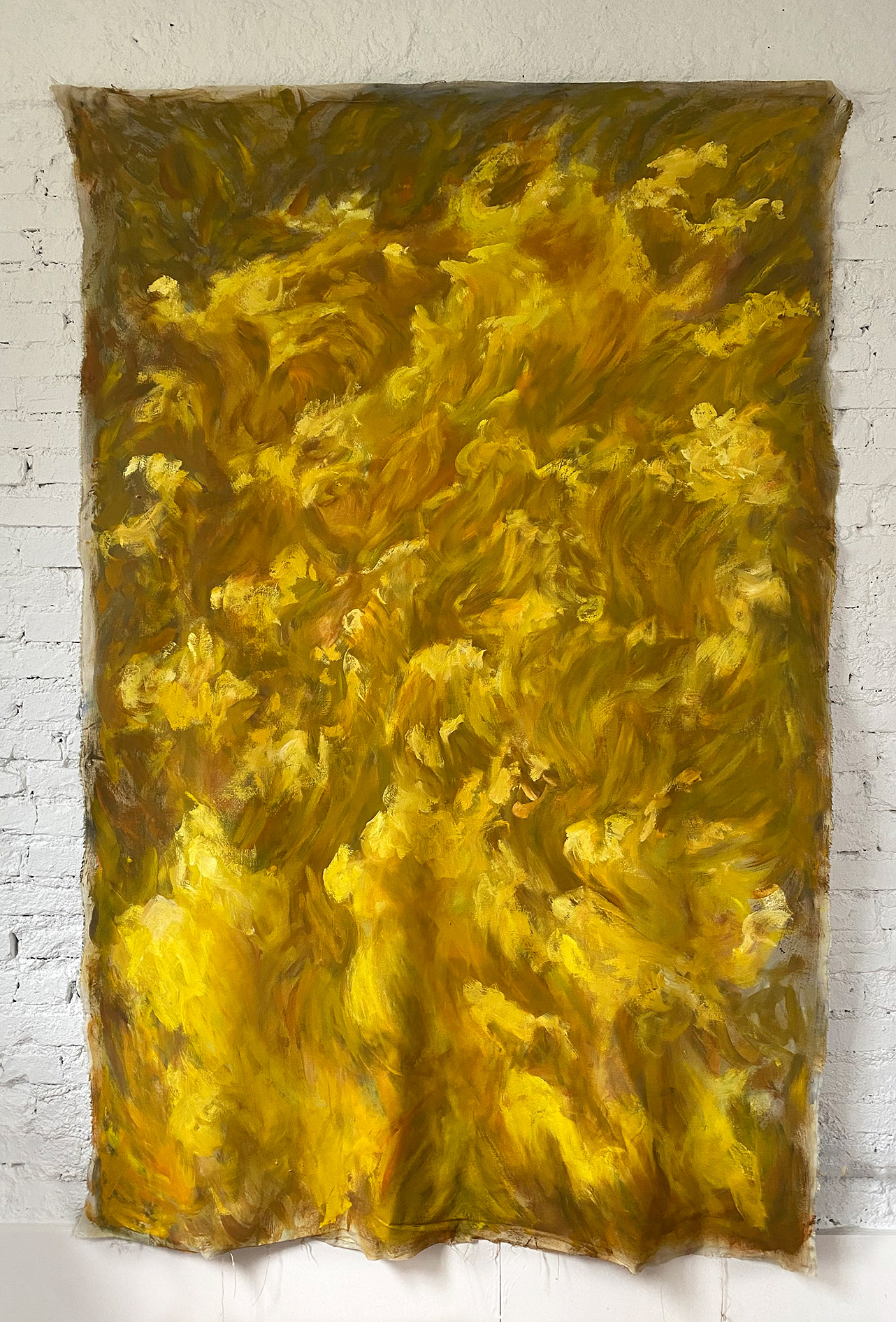 Butter for Turner, 2023. Oil on linen. 200 x 130 cm.