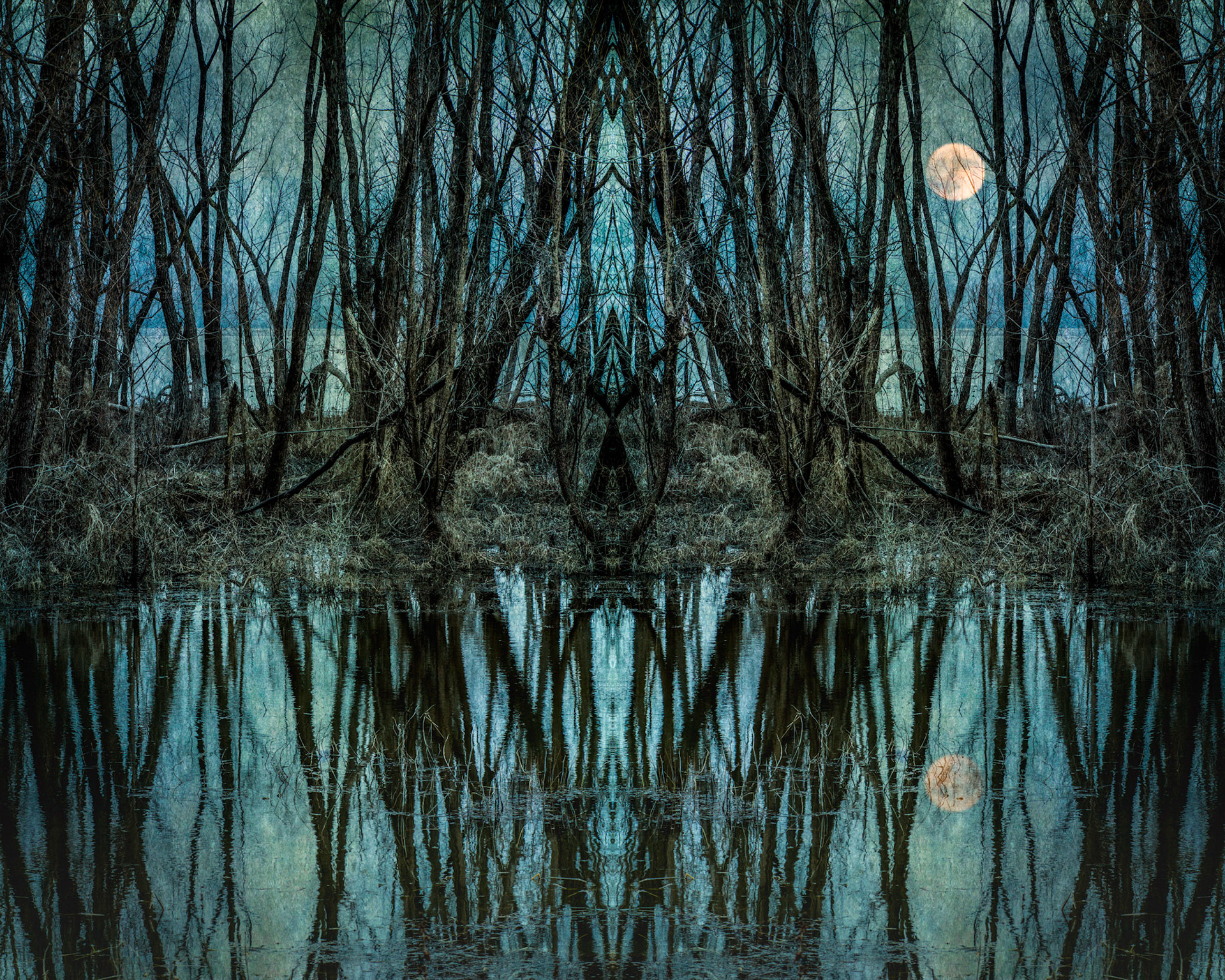 Moonrise at Two Rivers