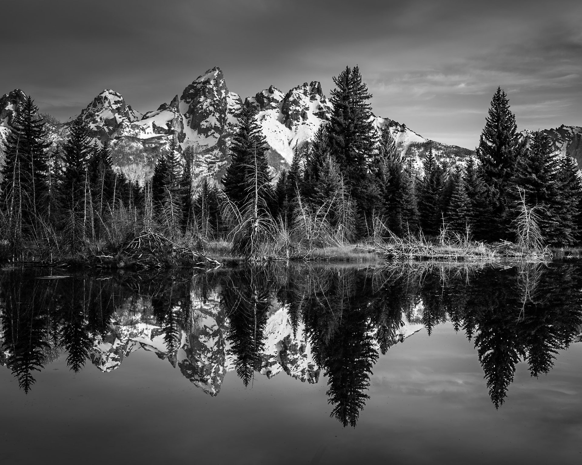 Grand Tetons Reflection, Number 1